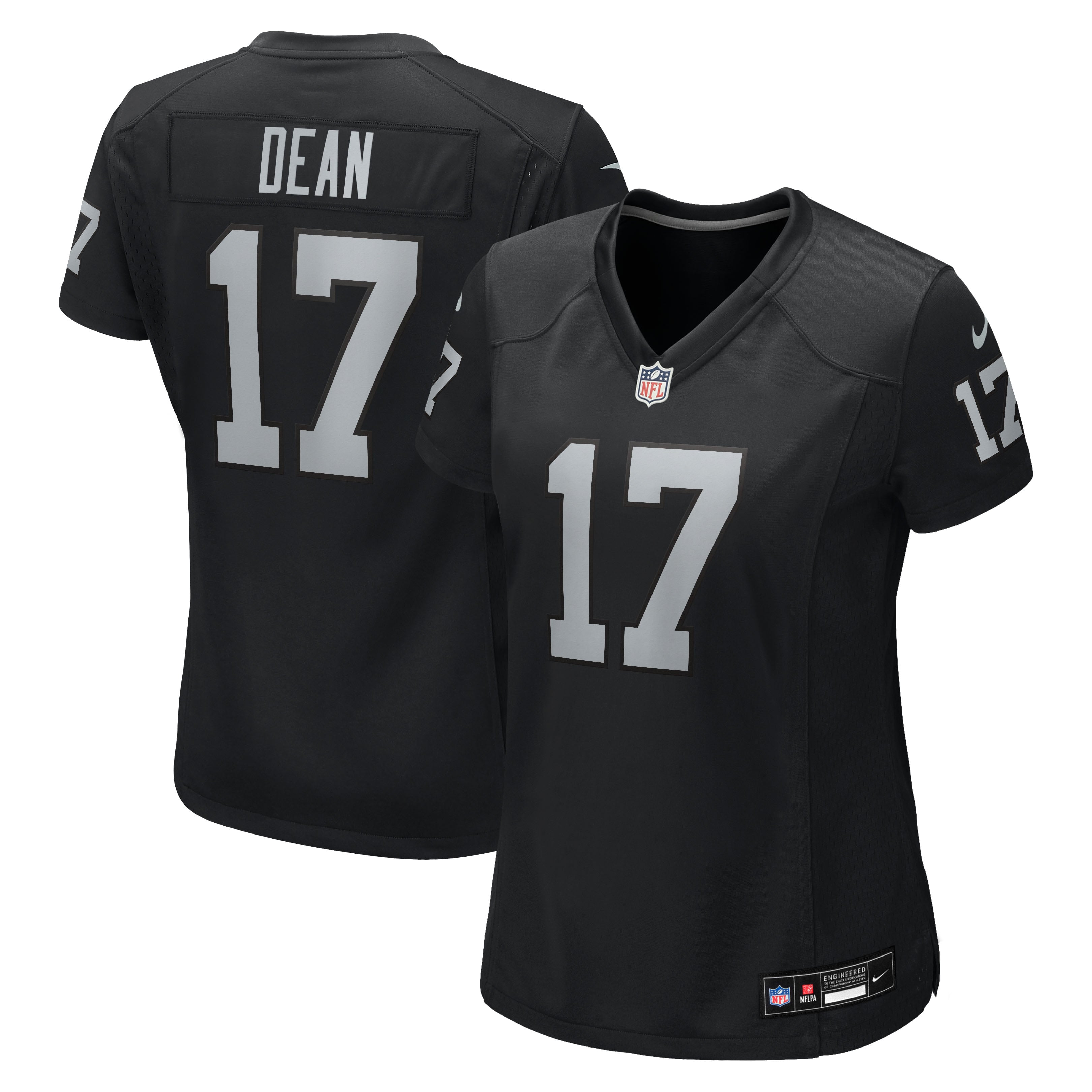 Nakobe Dean Las Vegas Raiders Game Jersey Black NFL Football Fan Wear Nakobe Dean