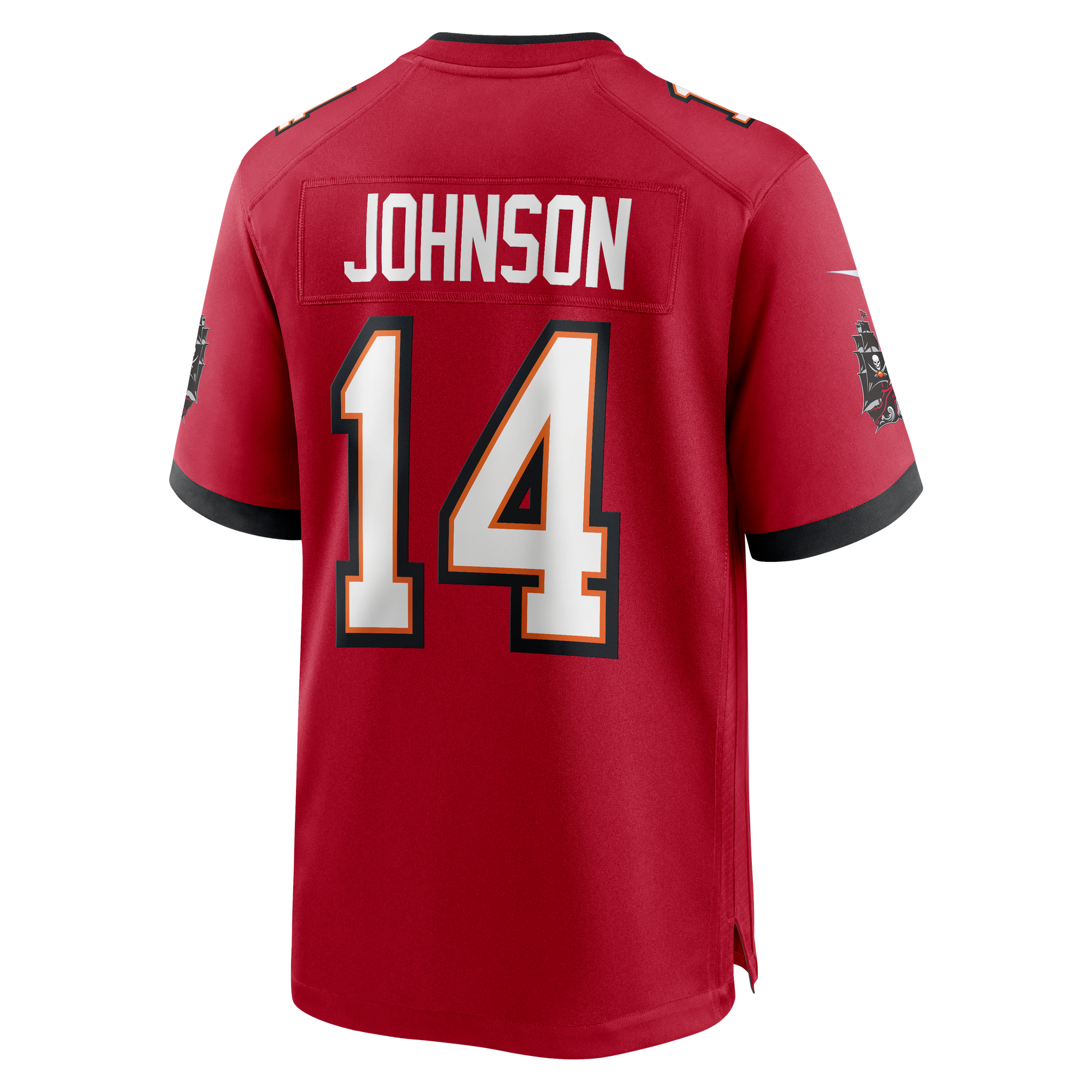 Retired Brad Johnson Tampa Bay Buccaneers Player Jersey Red NFL Football Fan Wear Retired Brad Johnson