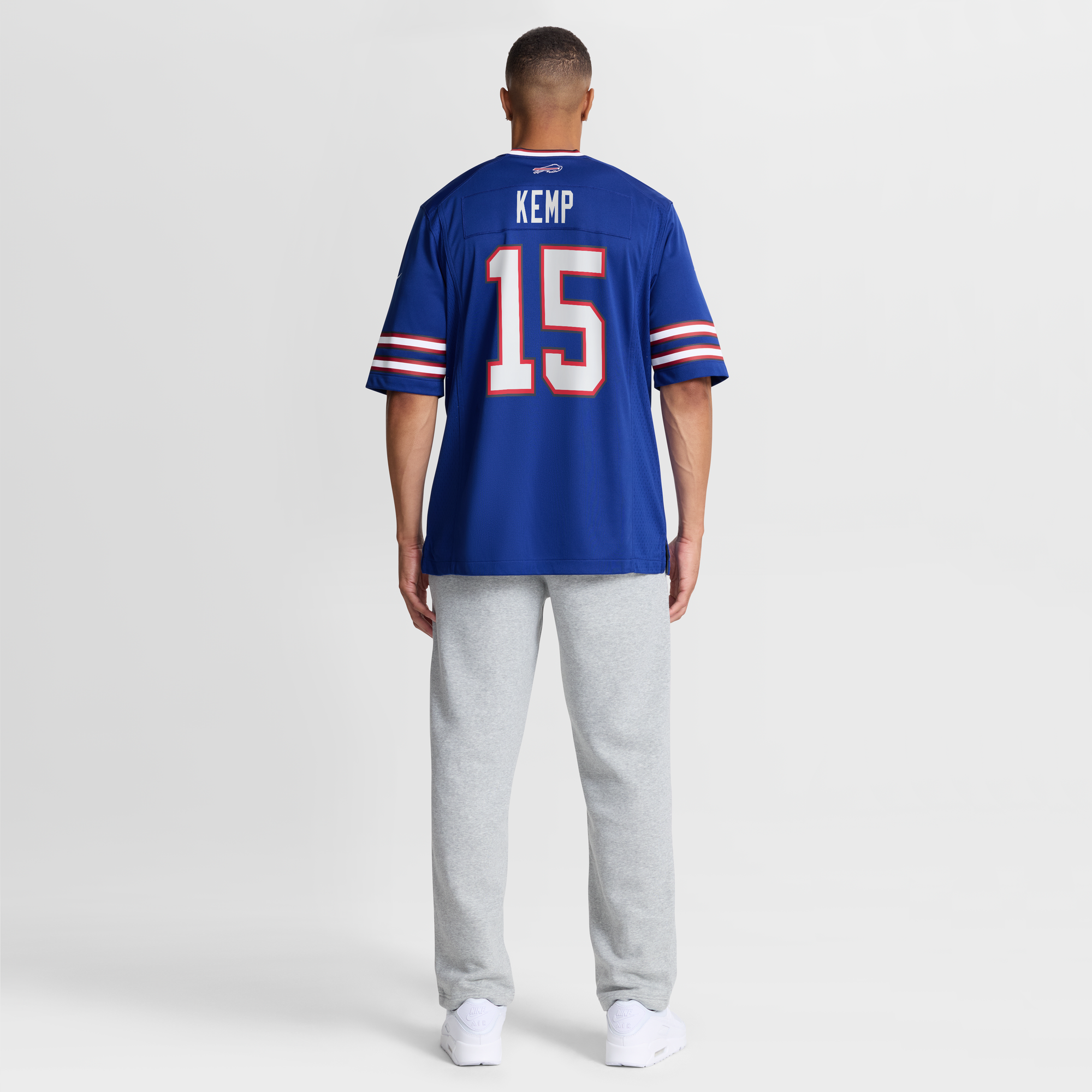 Jack Kemp Retired Buffalo Bills Player Jersey Royal NFL Football Fan Wear