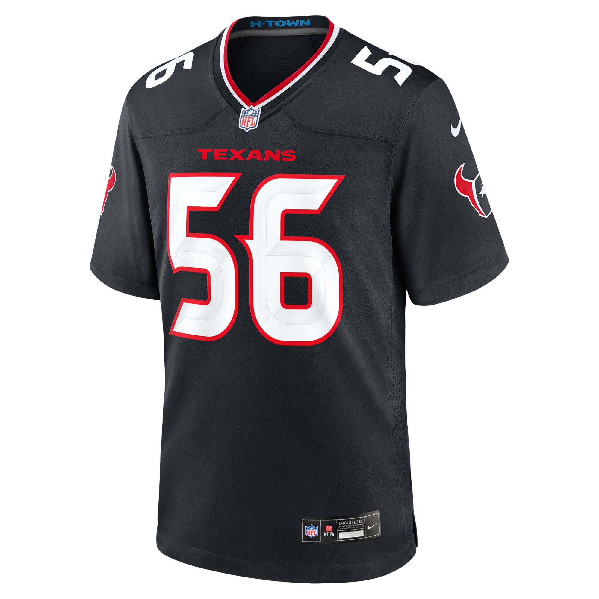 Jamal Hill Houston Texans Game Jersey Navy NFL Football Fan Wear