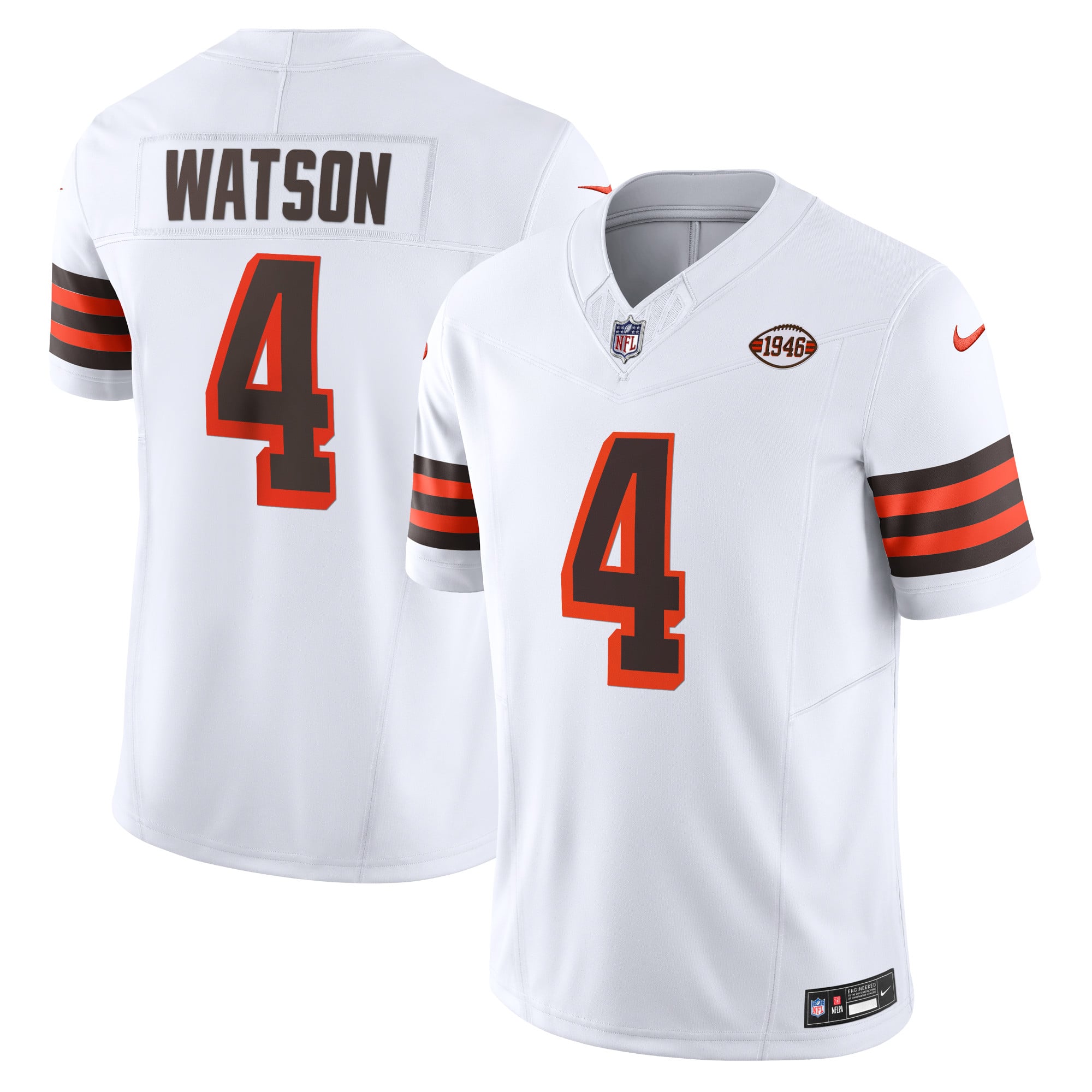 Deshaun Watson Cleveland Browns Limited Jersey White NFL Football Fan Wear