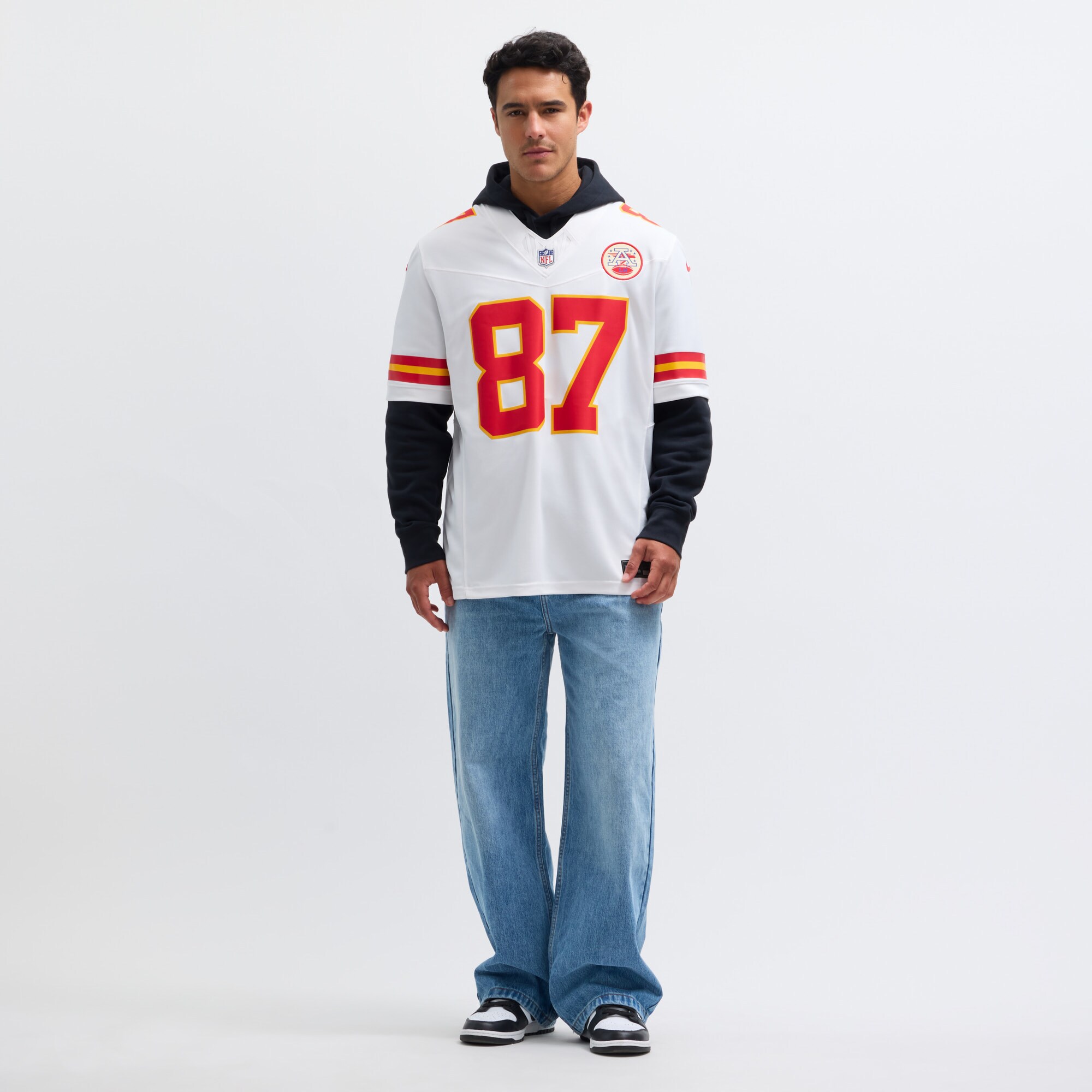 Travis Kelce Kansas City Chiefs Limited Jersey No.87 White NFL Football Fan Wear Travis Kelce