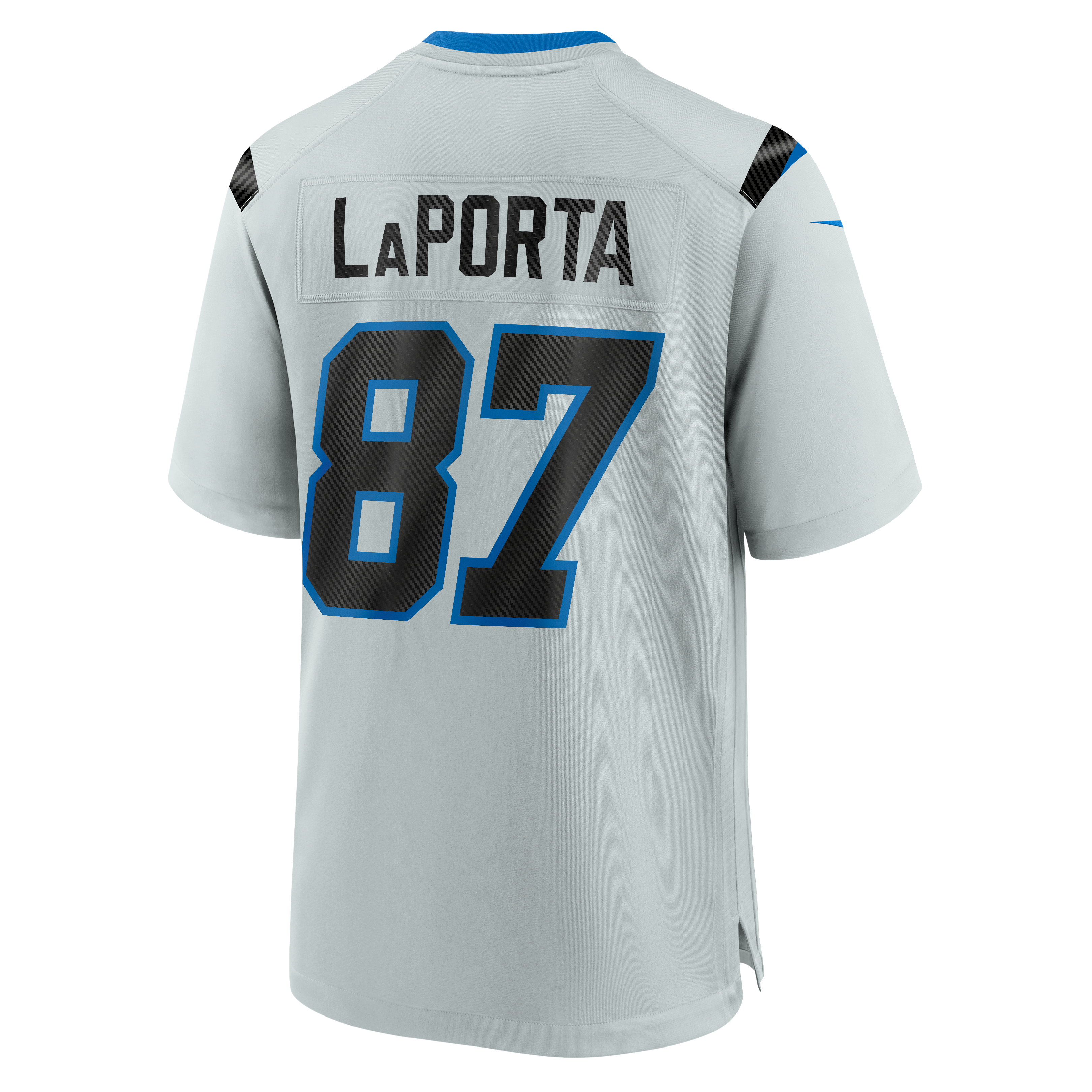 Sam LaPorta Detroit Lions Game Jersey Silver NFL Football Fan Wear