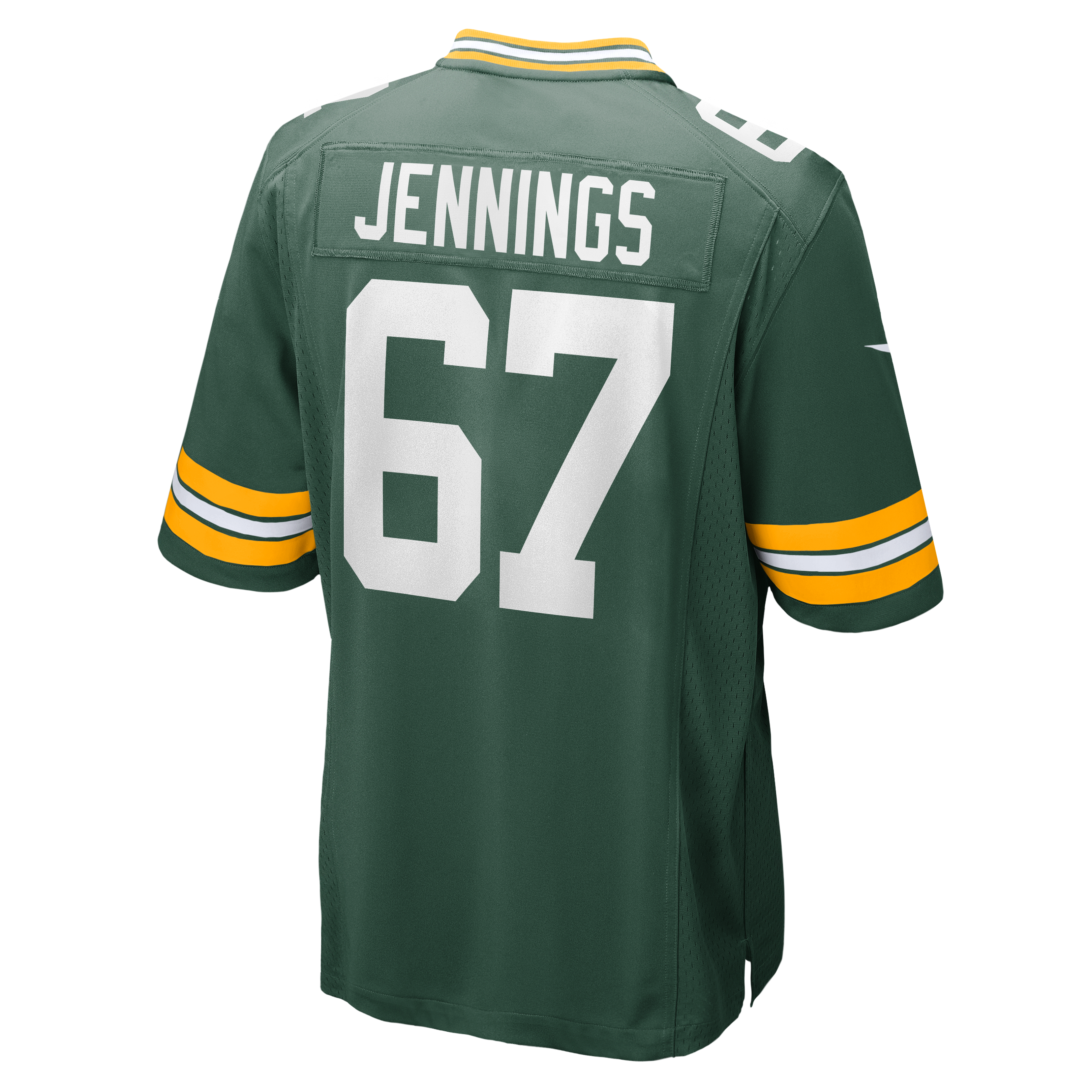 Donovan Jennings Green Bay Packers Game Jersey Green NFL Football Fan Wear Donovan Jennings