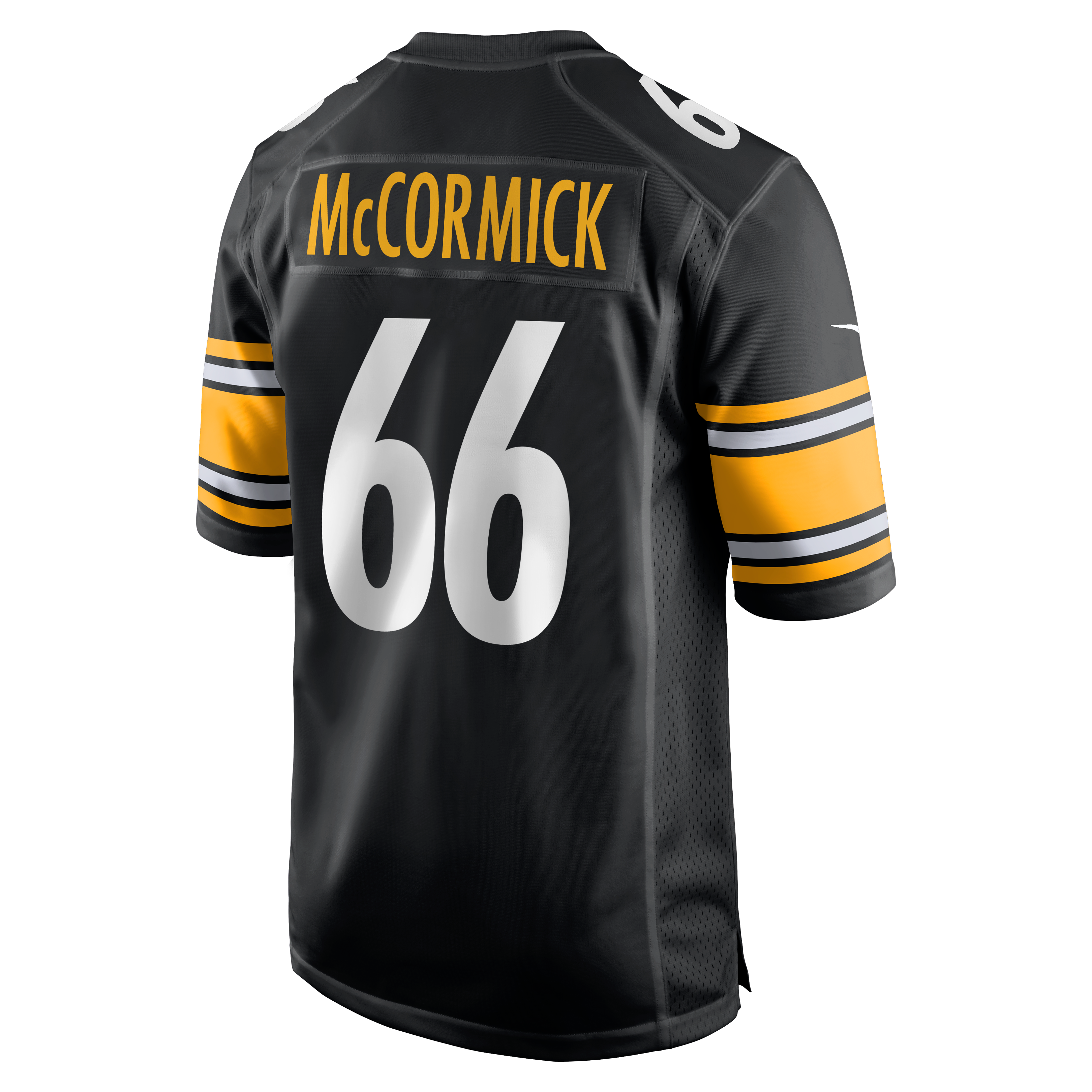 Mason McCormick Pittsburgh Steelers Game Jersey Black NFL Football Fan Wear Mason McCormick