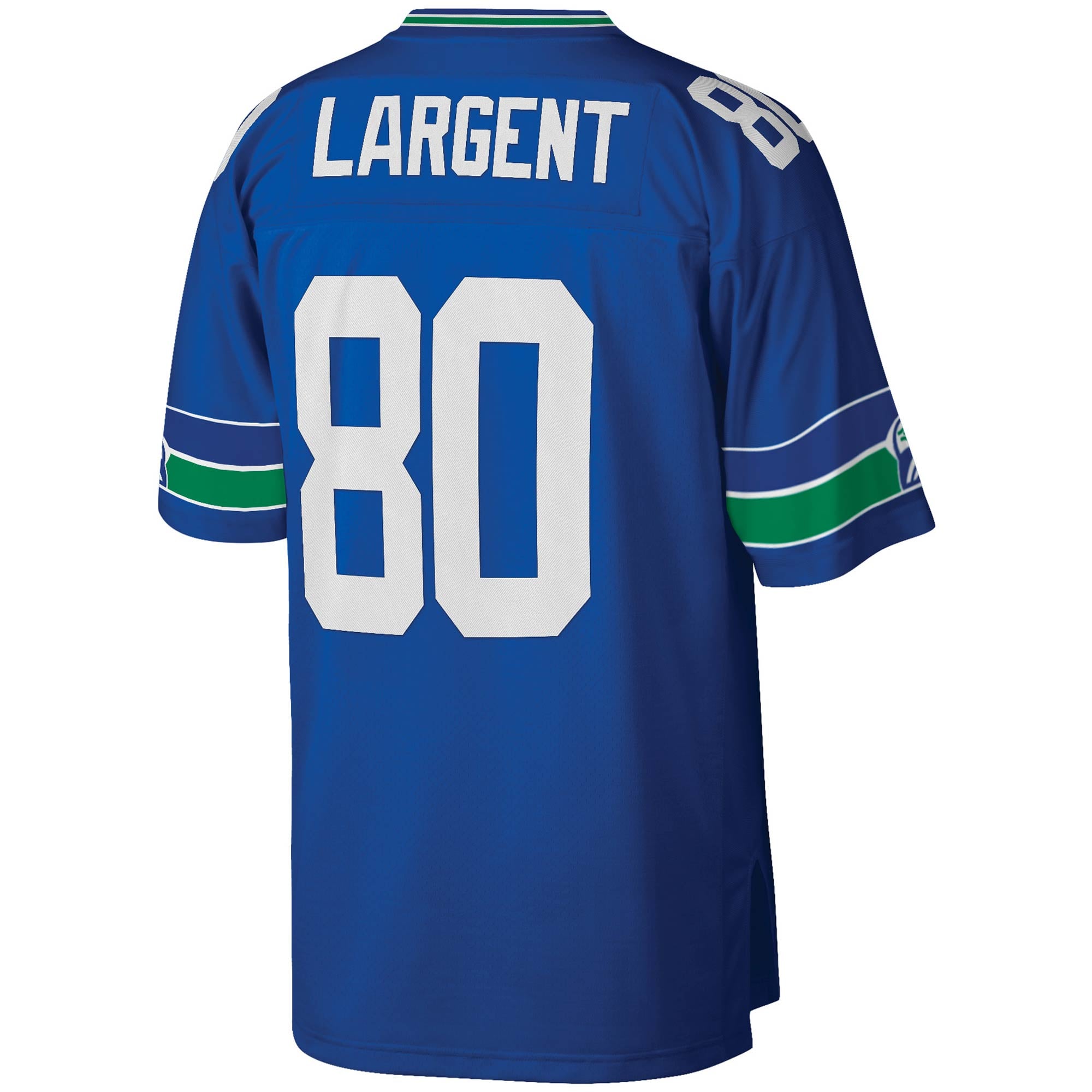 Steve Largent Mitchell Seattle Seahawks Replica Jersey Royal NFL Football Fan Wear