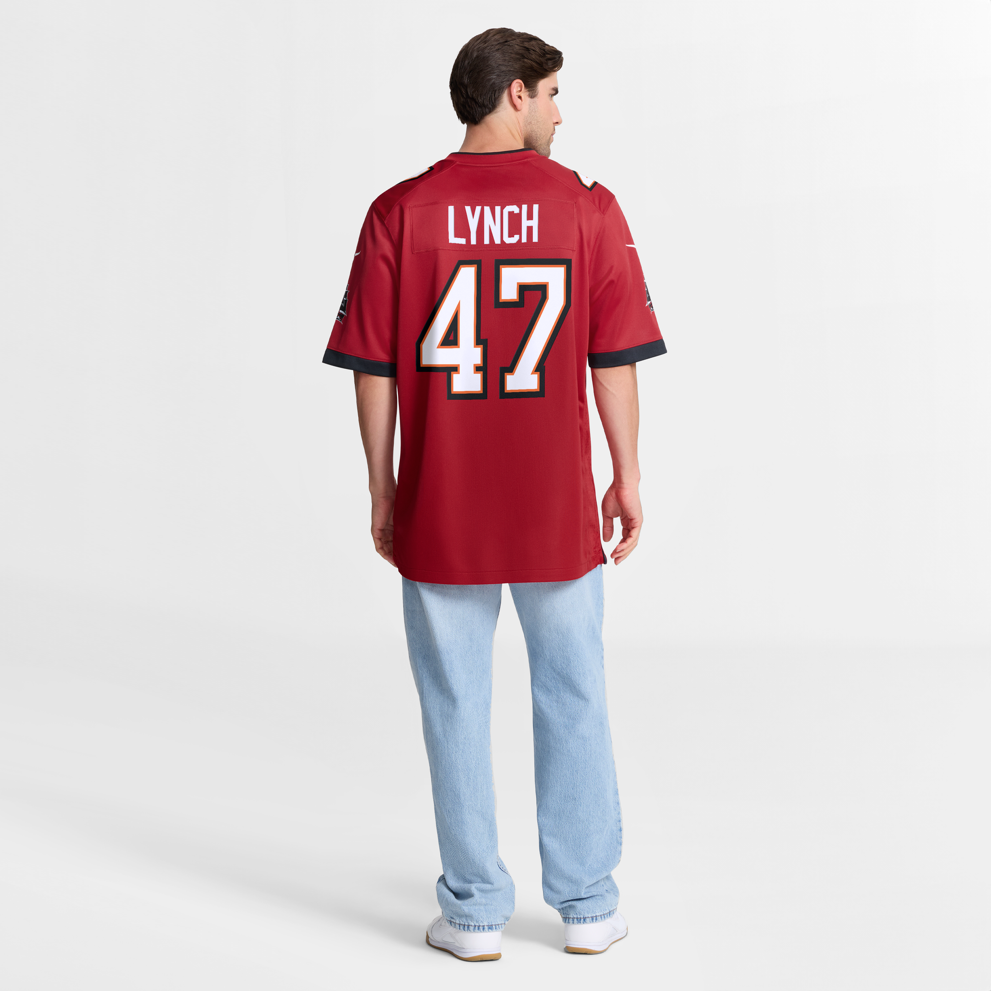 John Lynch Retired Tampa Bay Buccaneers Player Jersey Red NFL Football Fan Wear