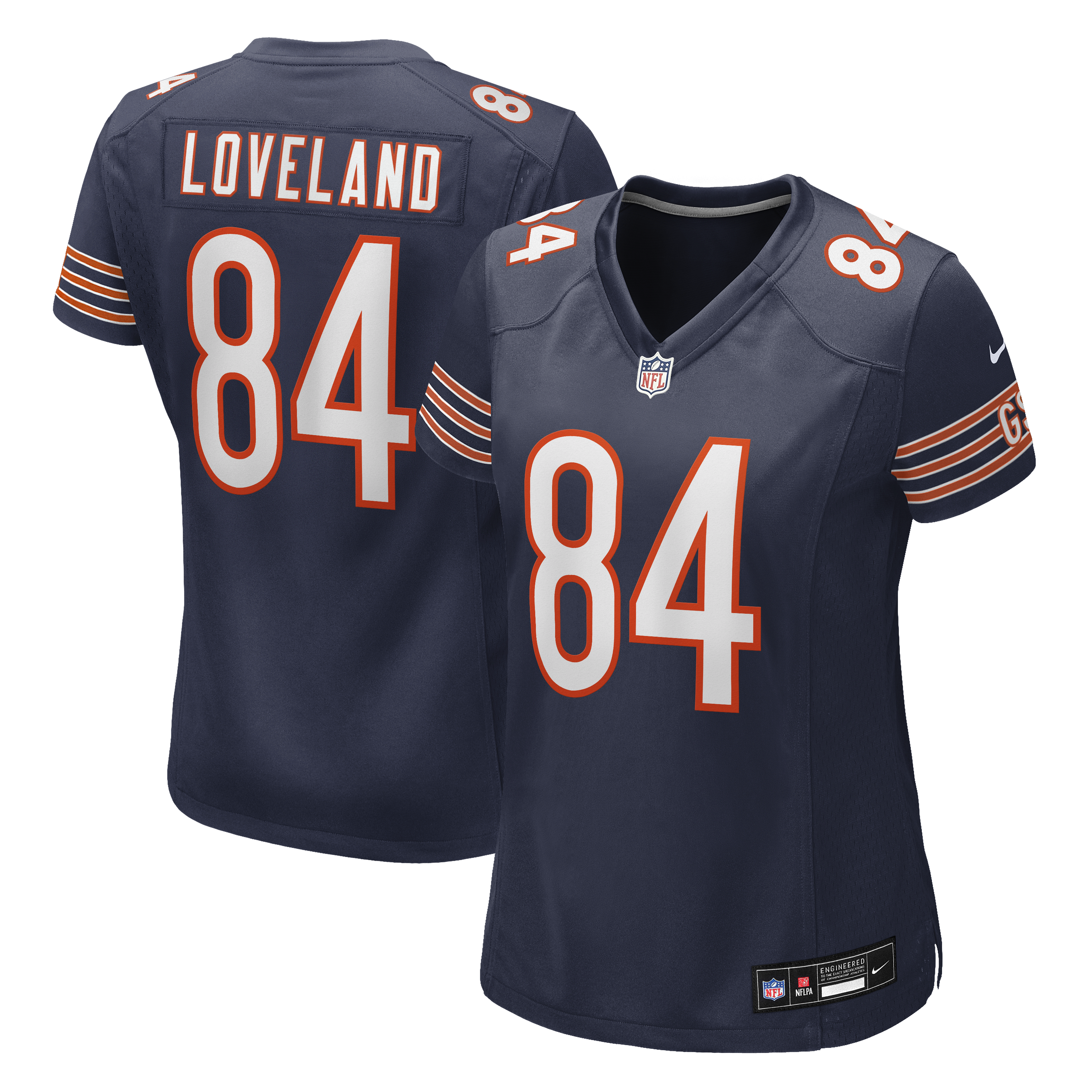 Colston Loveland Chicago Bears Game Jersey Navy NFL Football Fan Wear