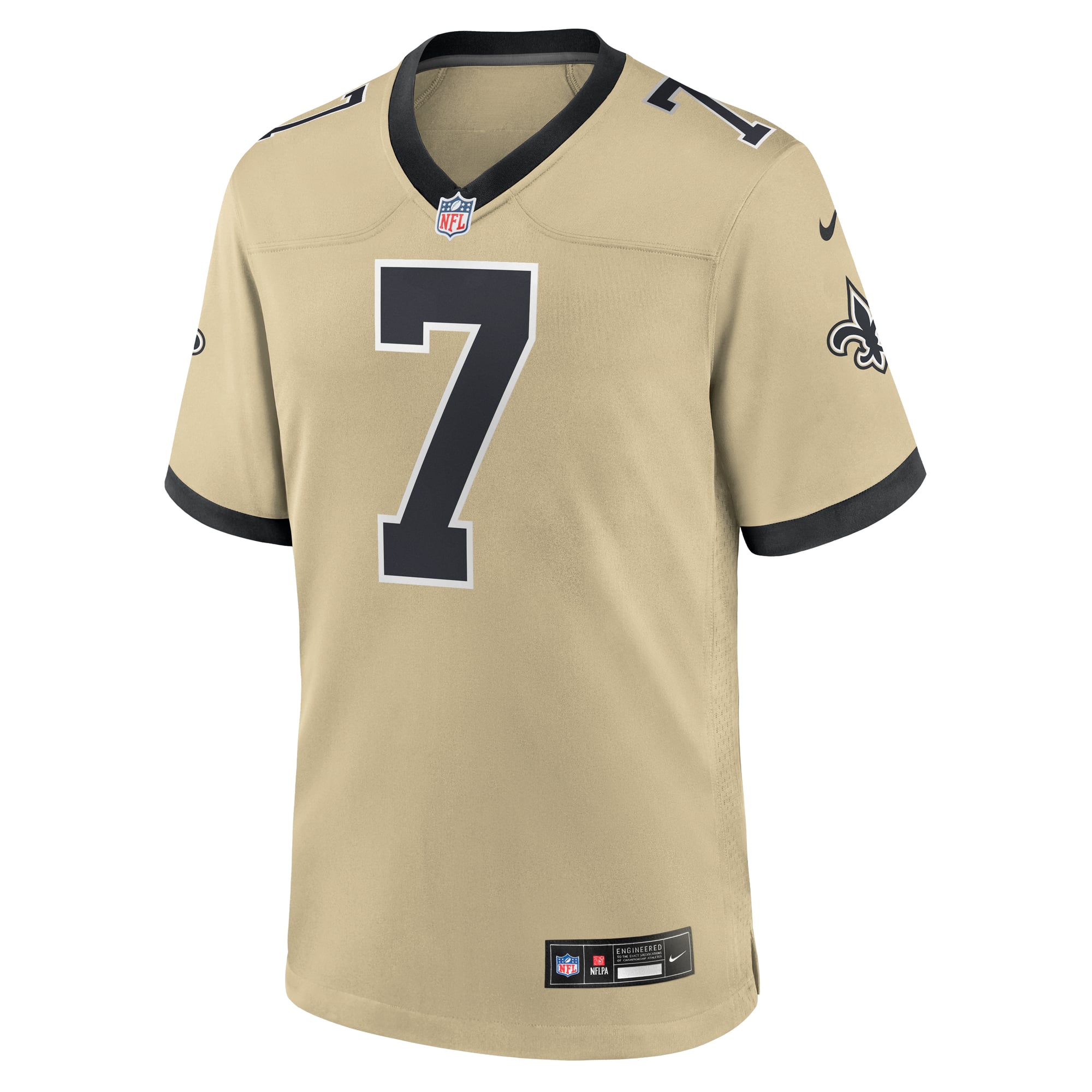 Taysom Hill Golds New Orleans Saints Player Jersey Gold NFL Football Fan Wear