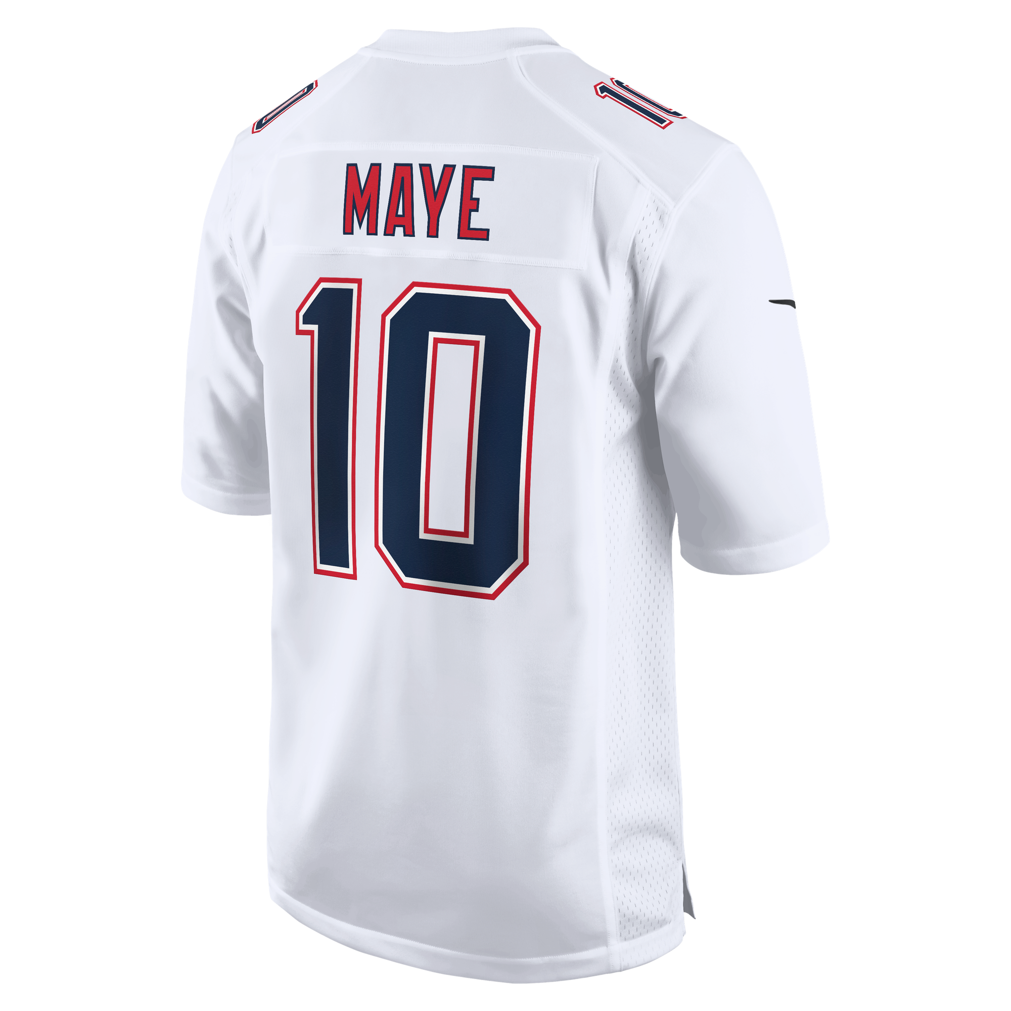 Drake Maye Tundra New England Patriots Game Jersey White NFL Football Fan Wear Drake Maye Tundra