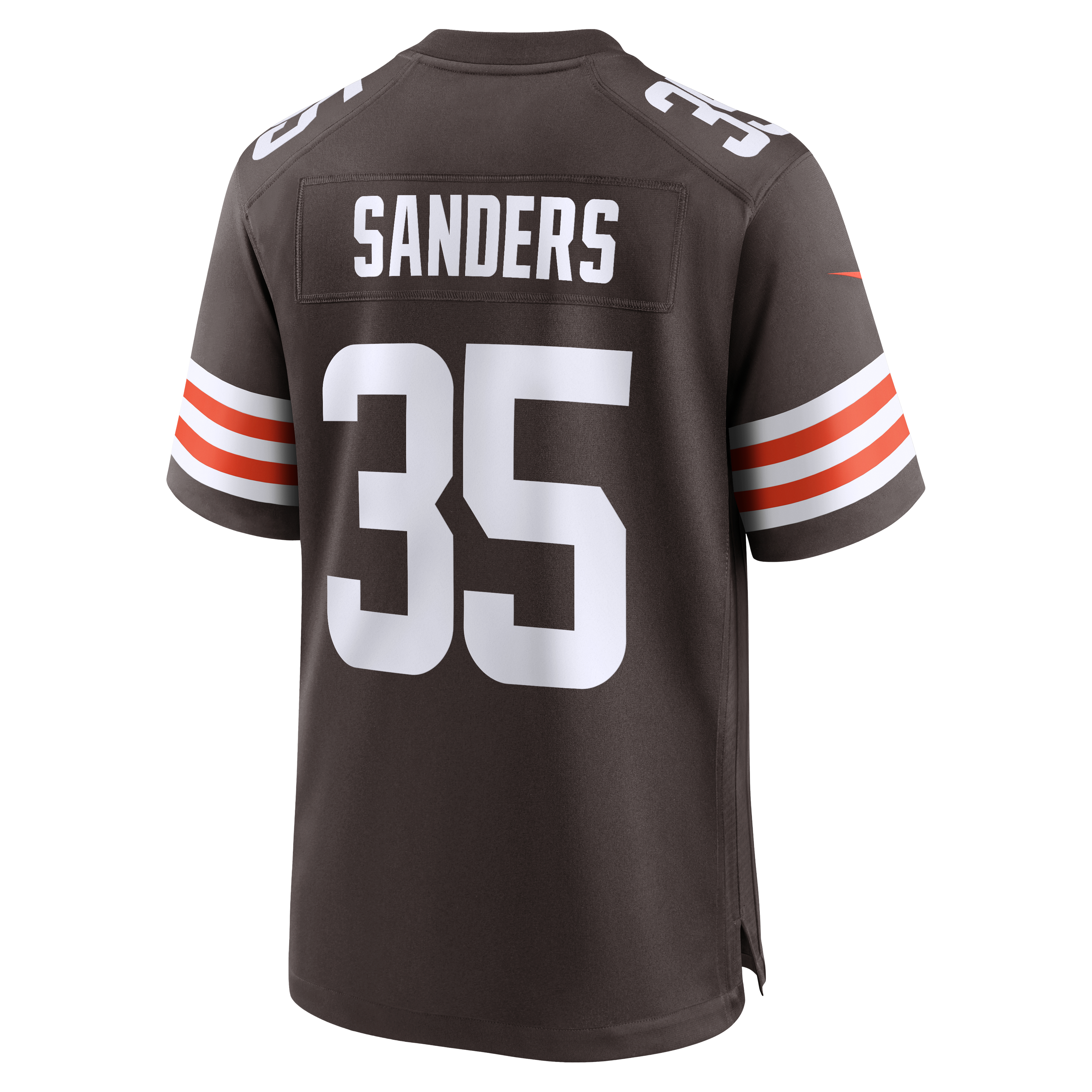 Raheim Sanders Cleveland Browns Game Jersey Brown NFL Football Fan Wear Raheim Sanders