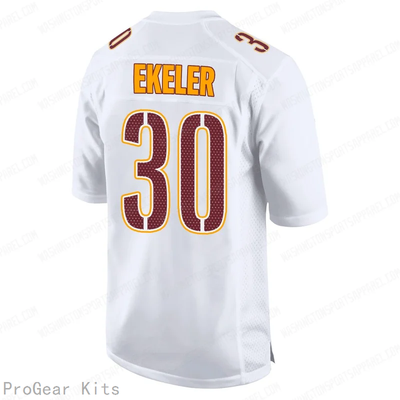 Austin Ekeler Tundra Washington Commanders Game Jersey No.30 White NFL Football Fan Wear