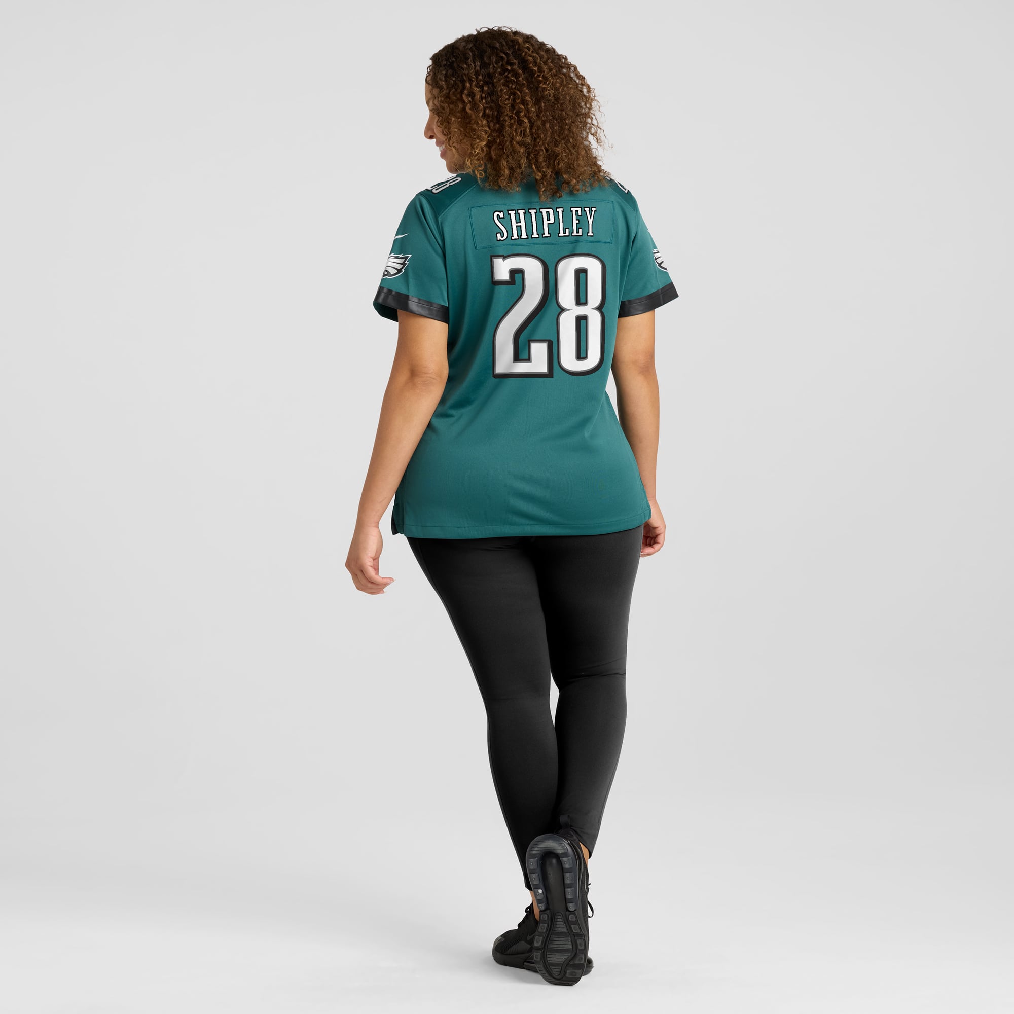 Will Shipley Philadelphia Eagles Game Jersey Midnight NFL Football Fan Wear