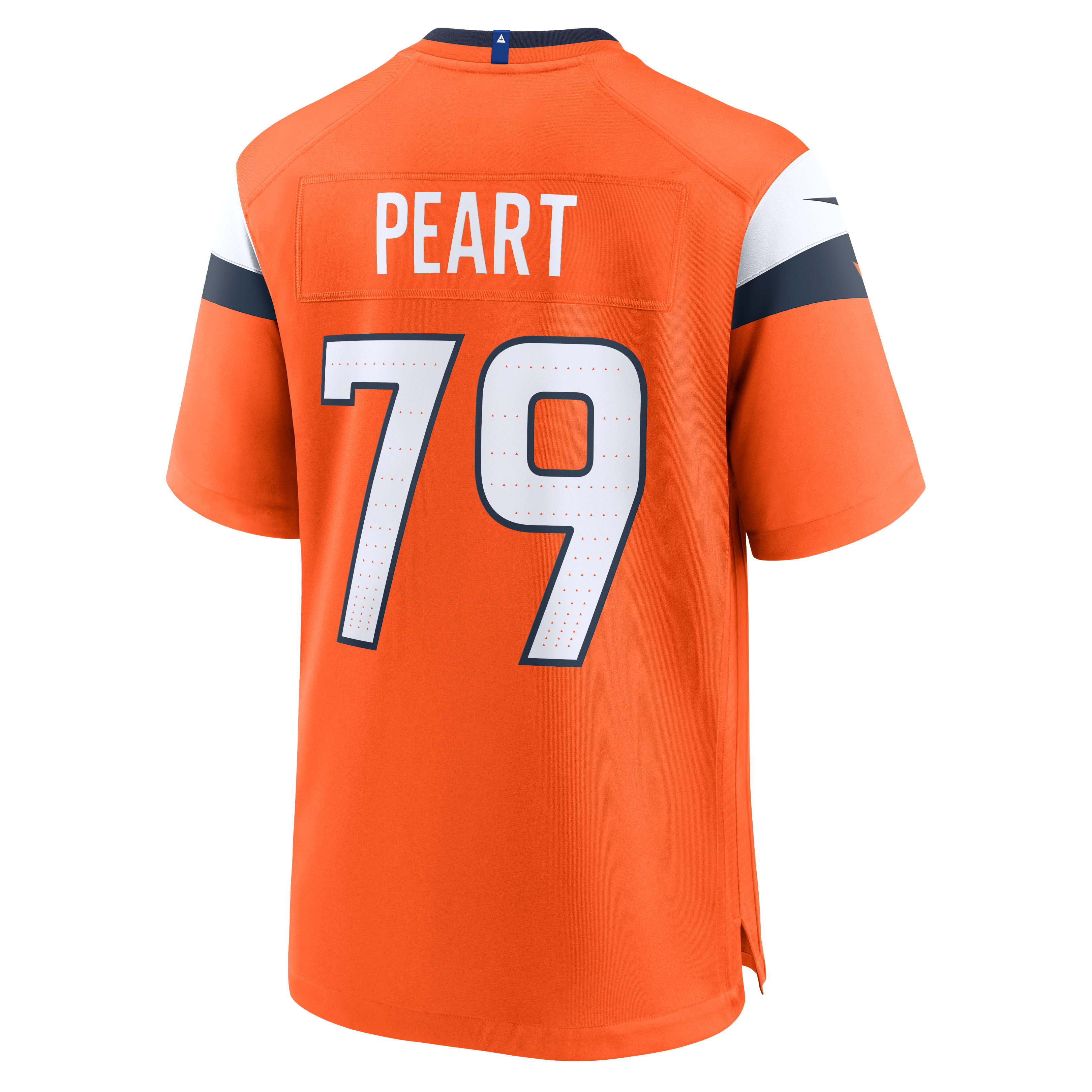 Matt Peart Denver Broncos Game Jersey Orange NFL Football Fan Wear