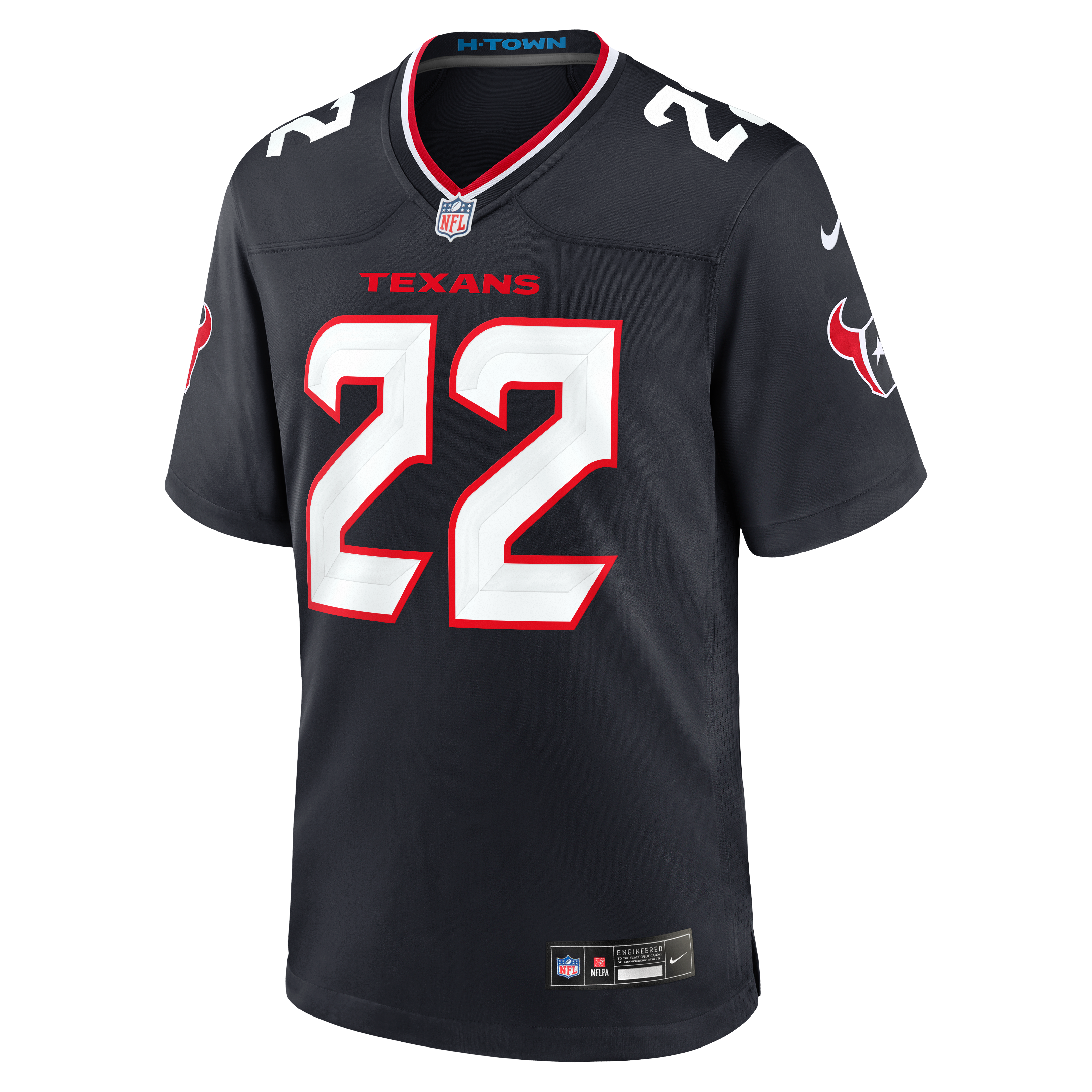 Jaylin Smith Houston Texans Game Jersey Navy NFL Football Fan Wear Jaylin Smith