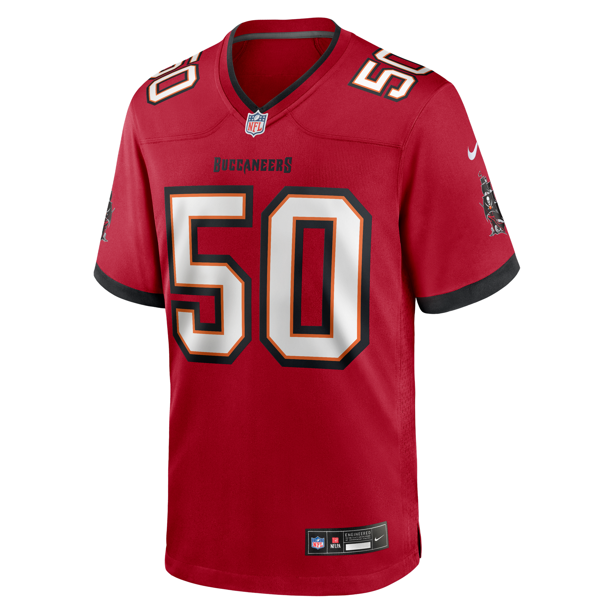 Vita Vea Tampa Bay Buccaneers Game Jersey Red NFL Football Fan Wear