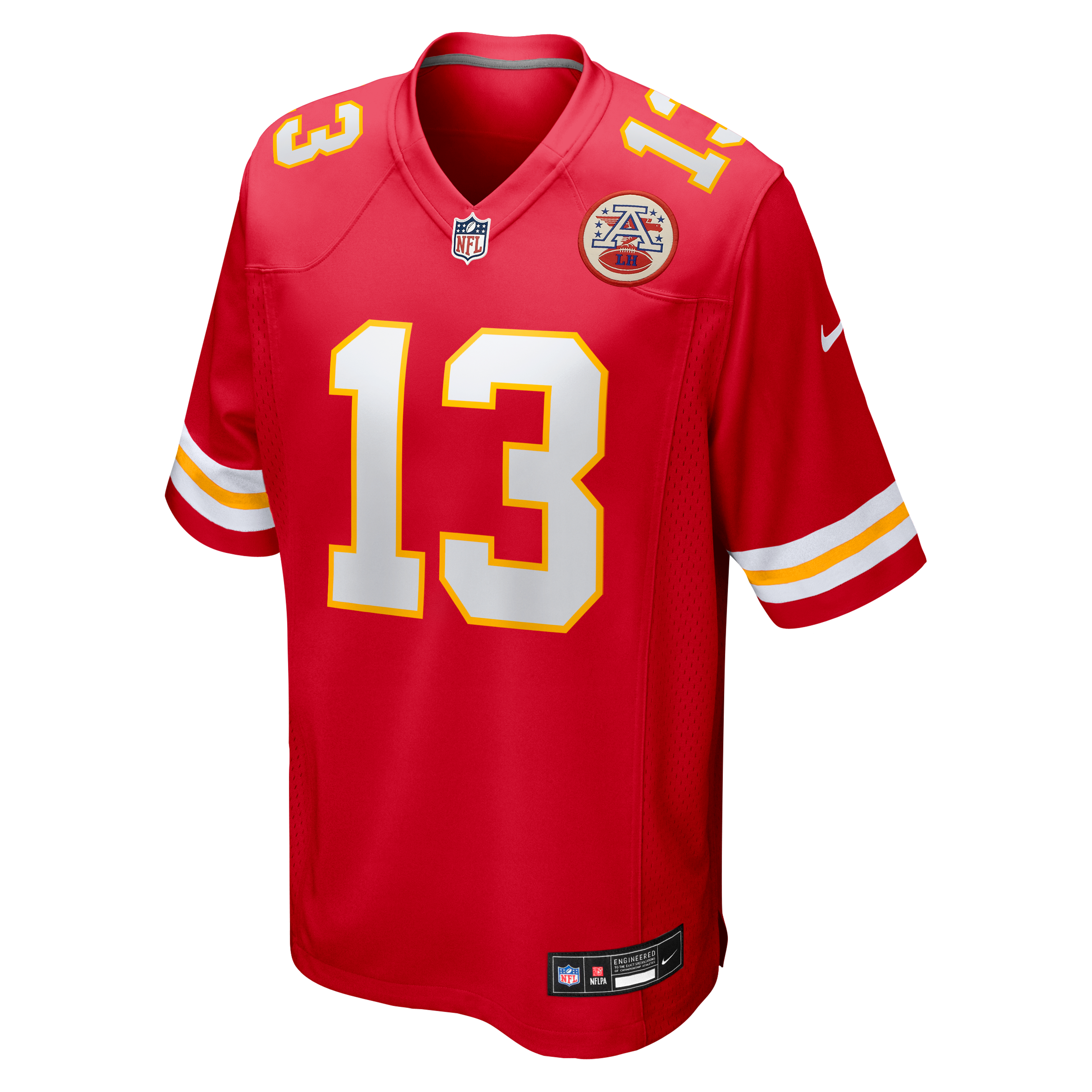 Nazeeh Johnson Kansas City Chiefs Player Jersey Red NFL Football Fan Wear