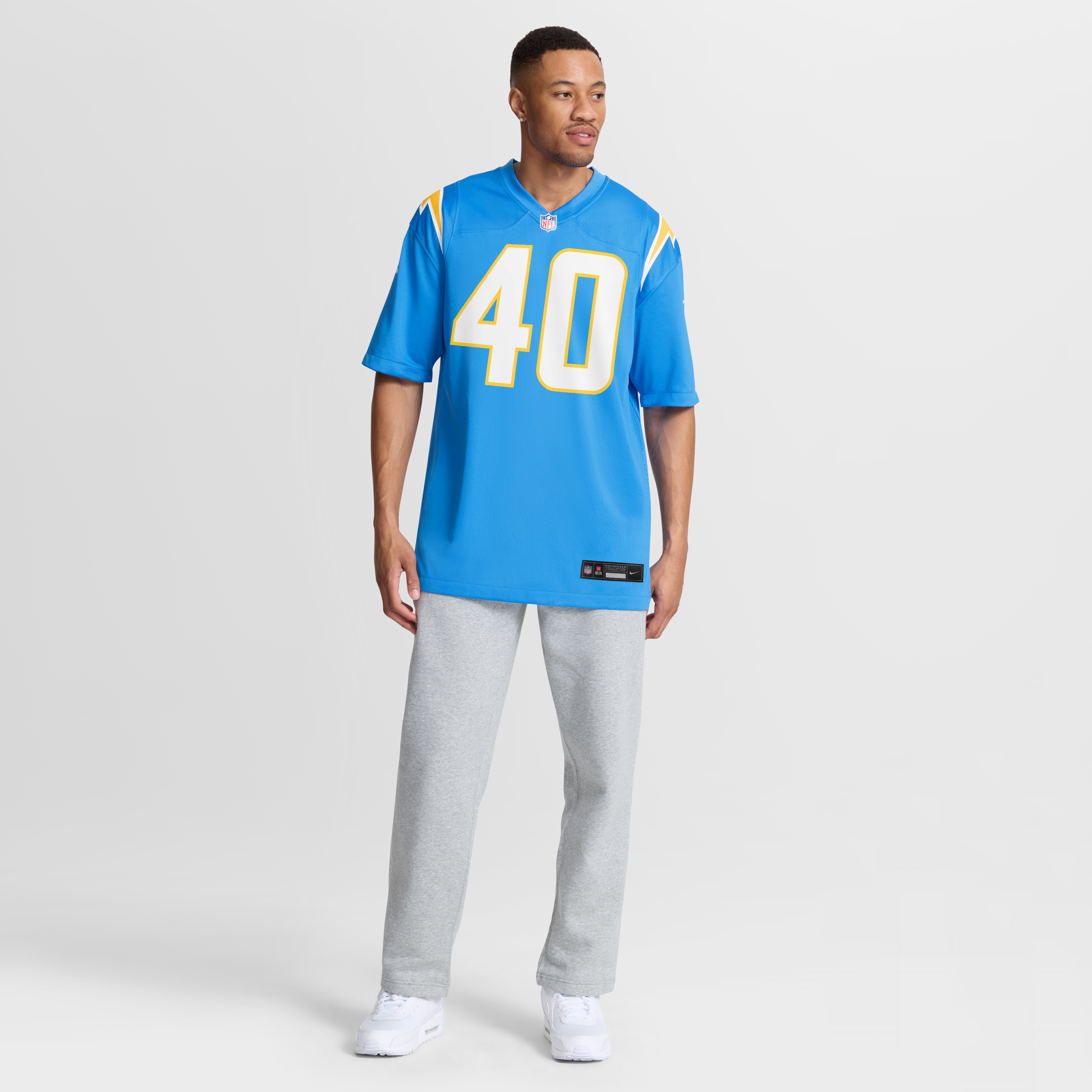 Kendall Williamson Los Angeles Chargers Game Jersey Powder Blue NFL Football Fan Wear