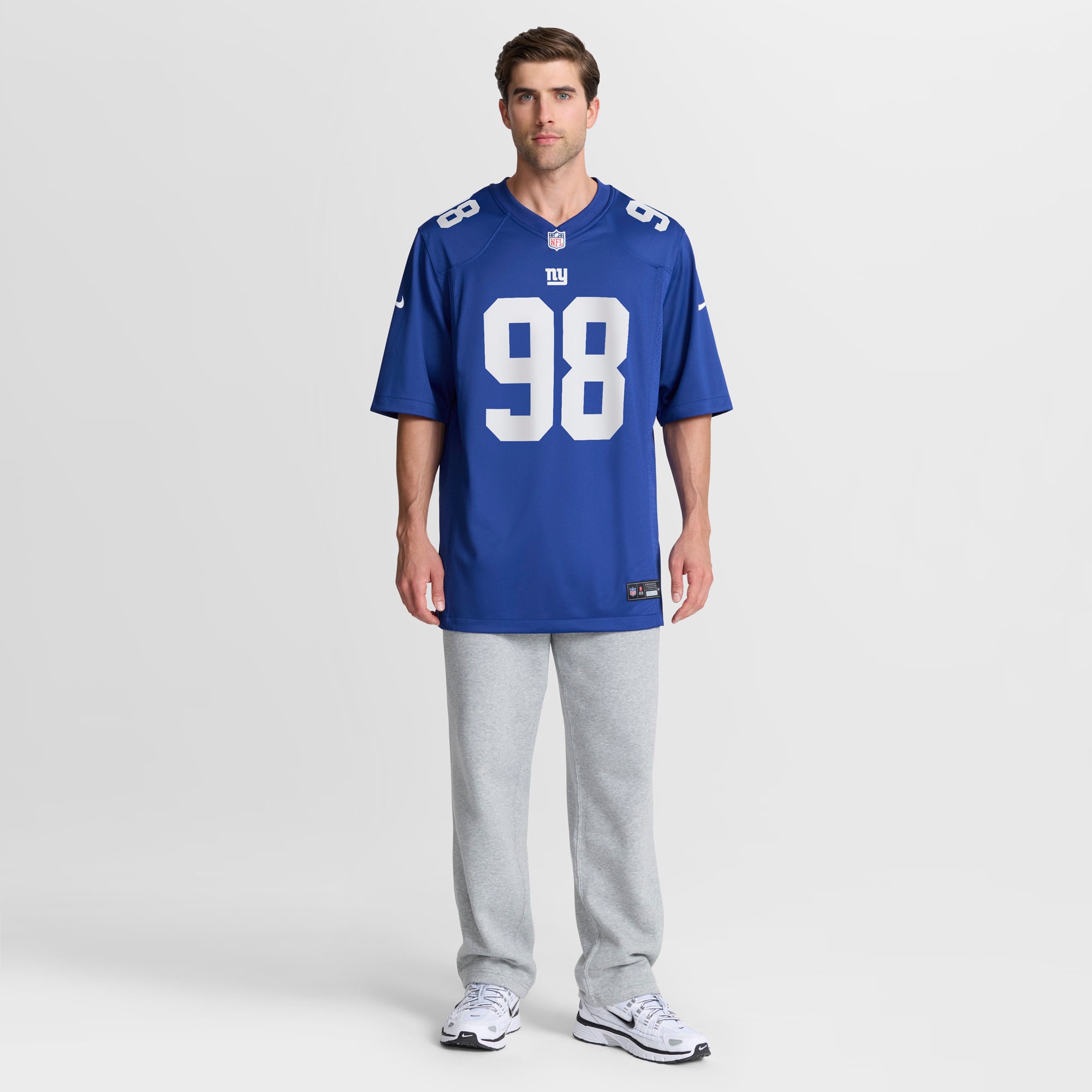 DJ Reader New York Giants Game Jersey Royal NFL Football Fan Wear DJ Reader