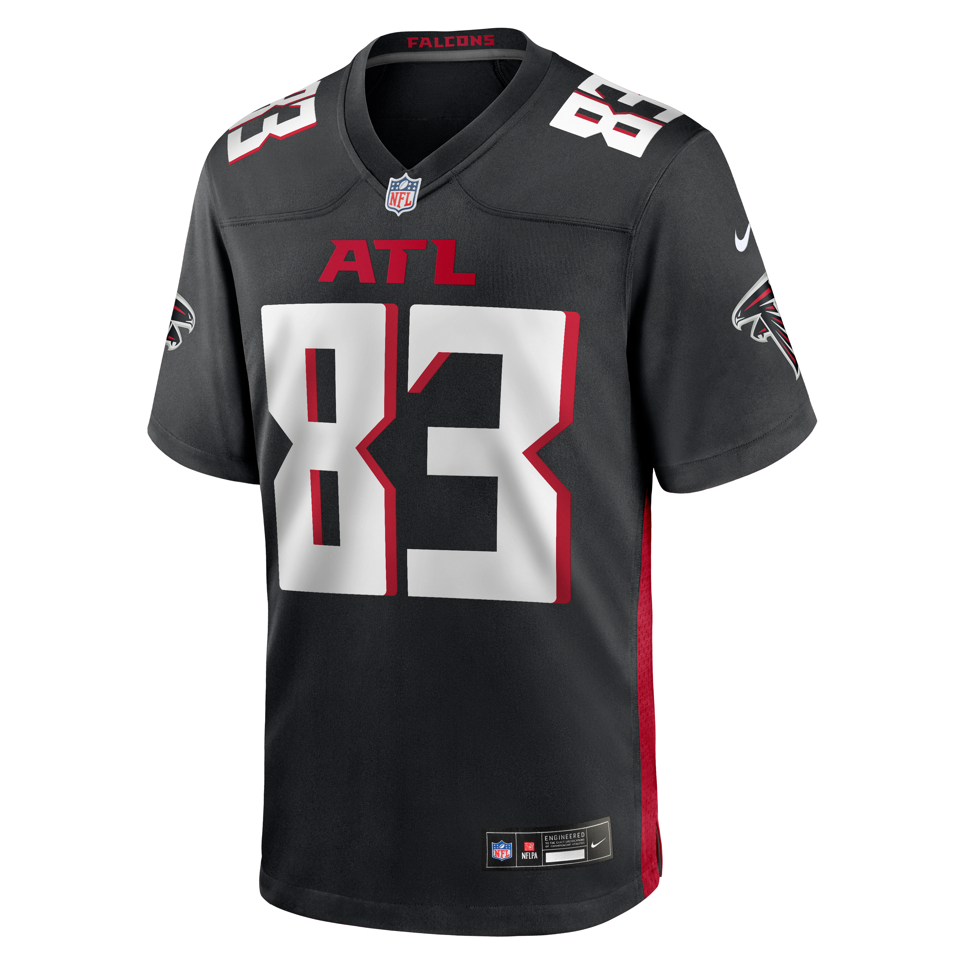 Deven Thompkins Atlanta Falcons Game Jersey Black NFL Football Fan Wear