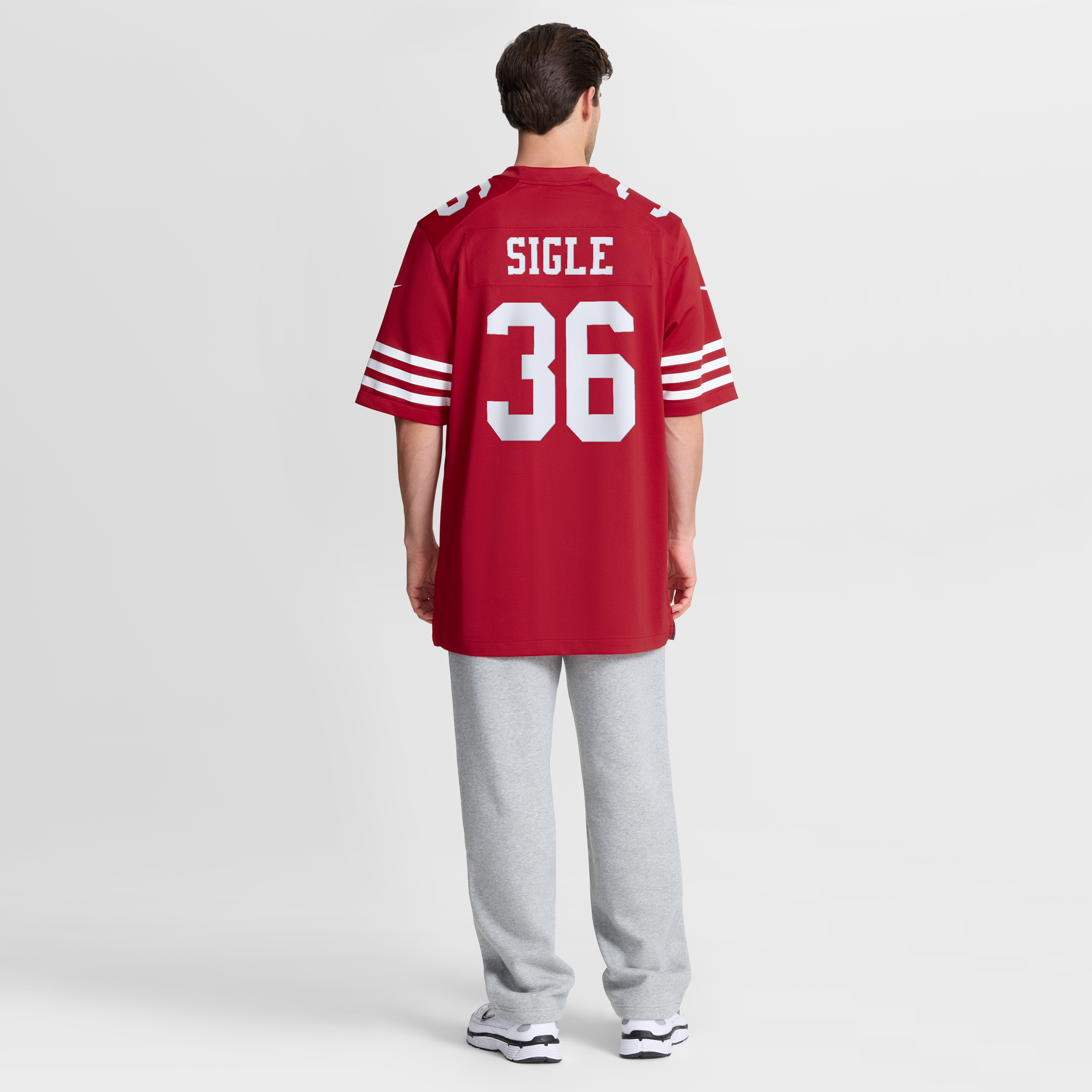 Marques Sigle San Francisco 49ers Game Jersey Scarlet NFL Football Fan Wear