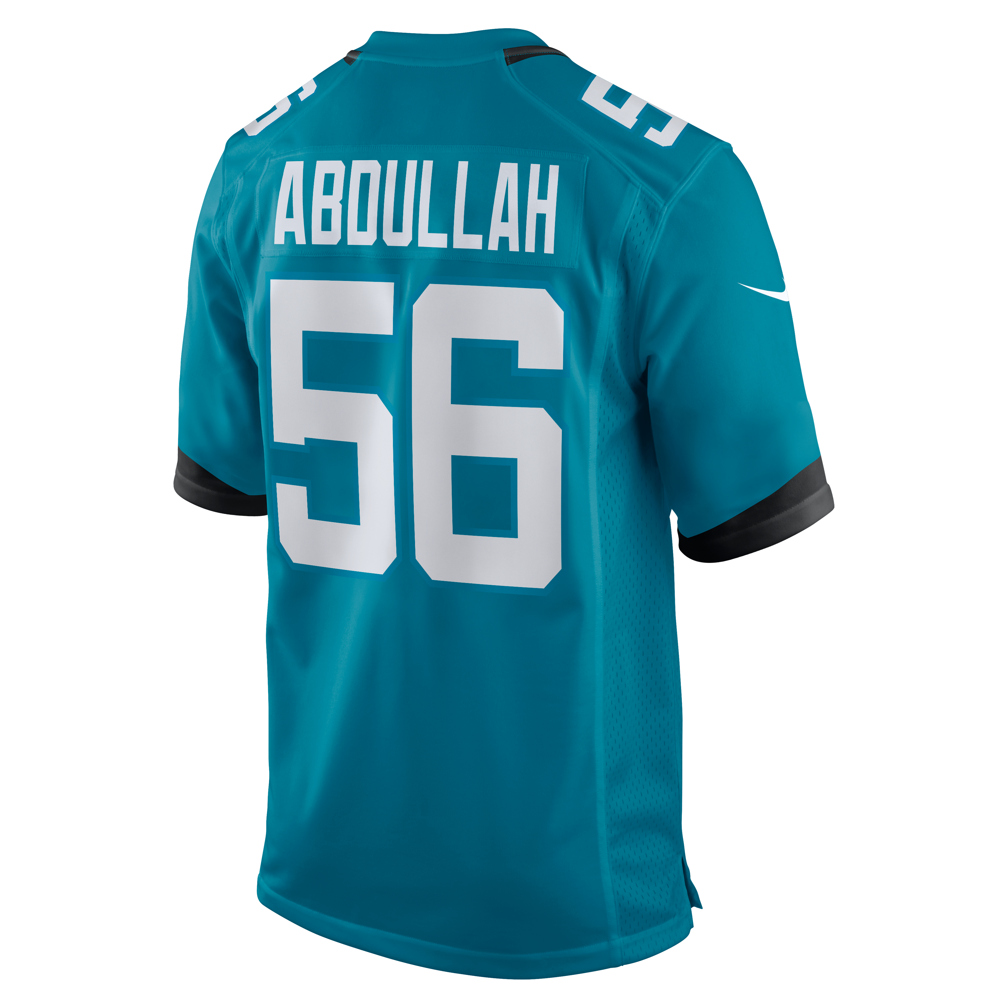 Yasir Abdullah Jacksonville Jaguars Game Jersey Teal NFL Football Fan Wear Yasir Abdullah