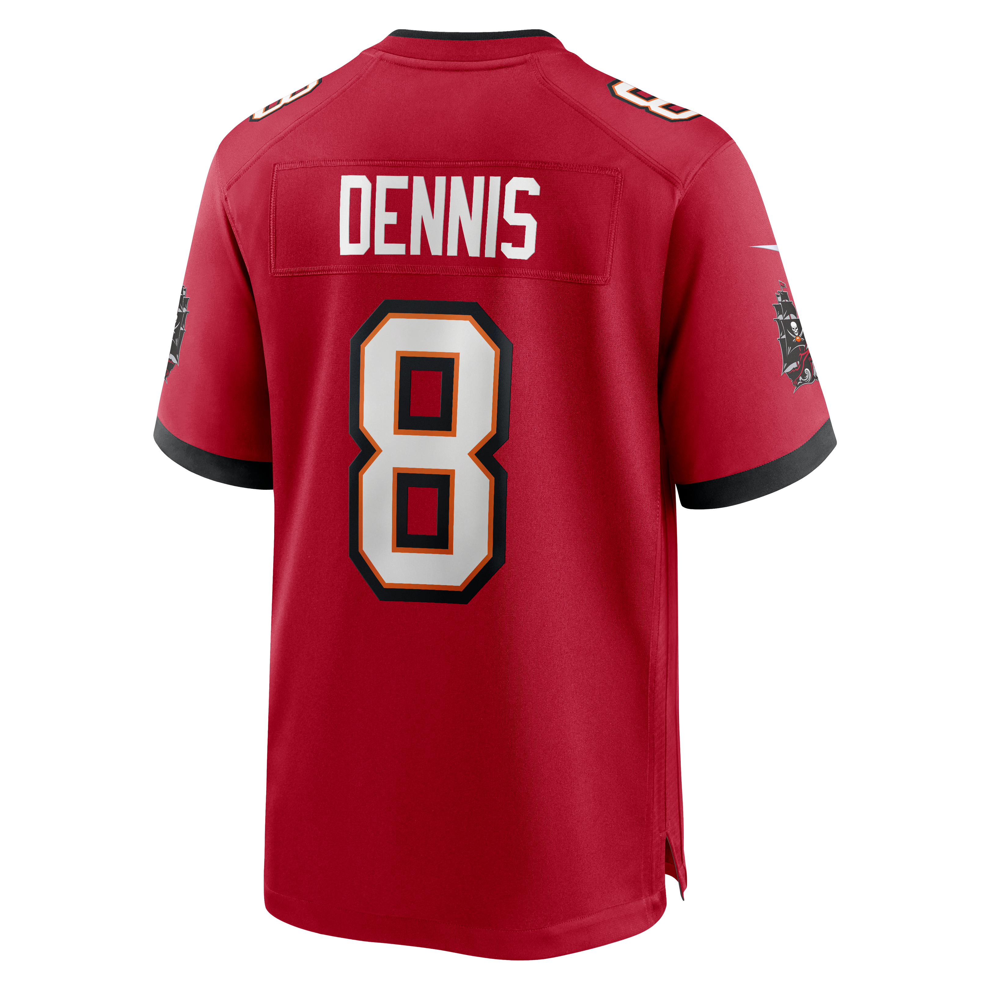 SirVocea Dennis Tampa Bay Buccaneers Game Jersey Red NFL Football Fan Wear