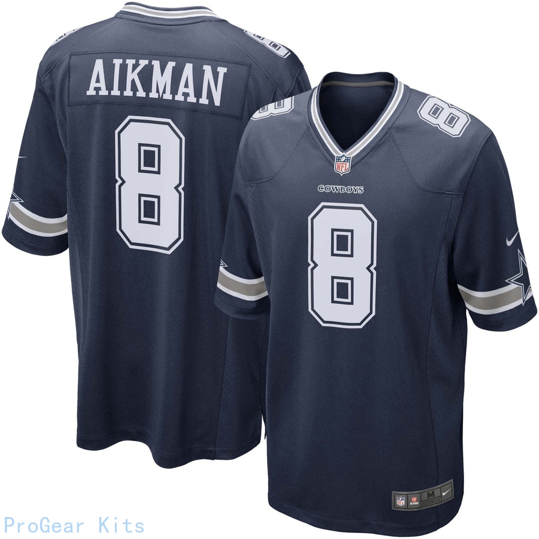 Troy Aikman Retired Dallas Cowboys Player Jersey NFL Football Fan Wear