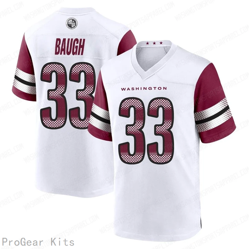 Sammy Baugh Washington Commanders Jersey No.33 White NFL Football Fan Wear