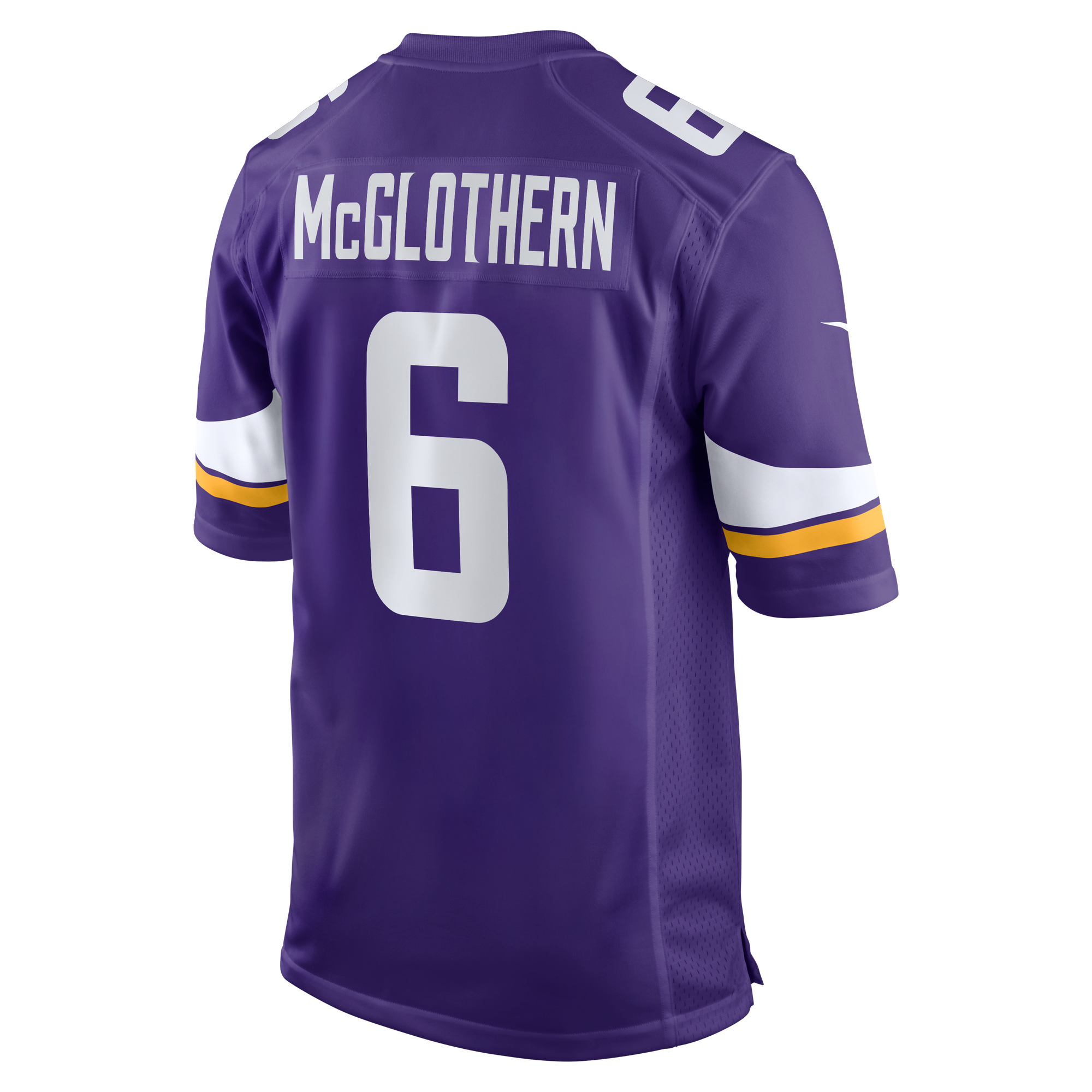 Dwight McGlothern Minnesota Vikings Game Jersey Purple NFL Football Fan Wear Dwight McGlothern