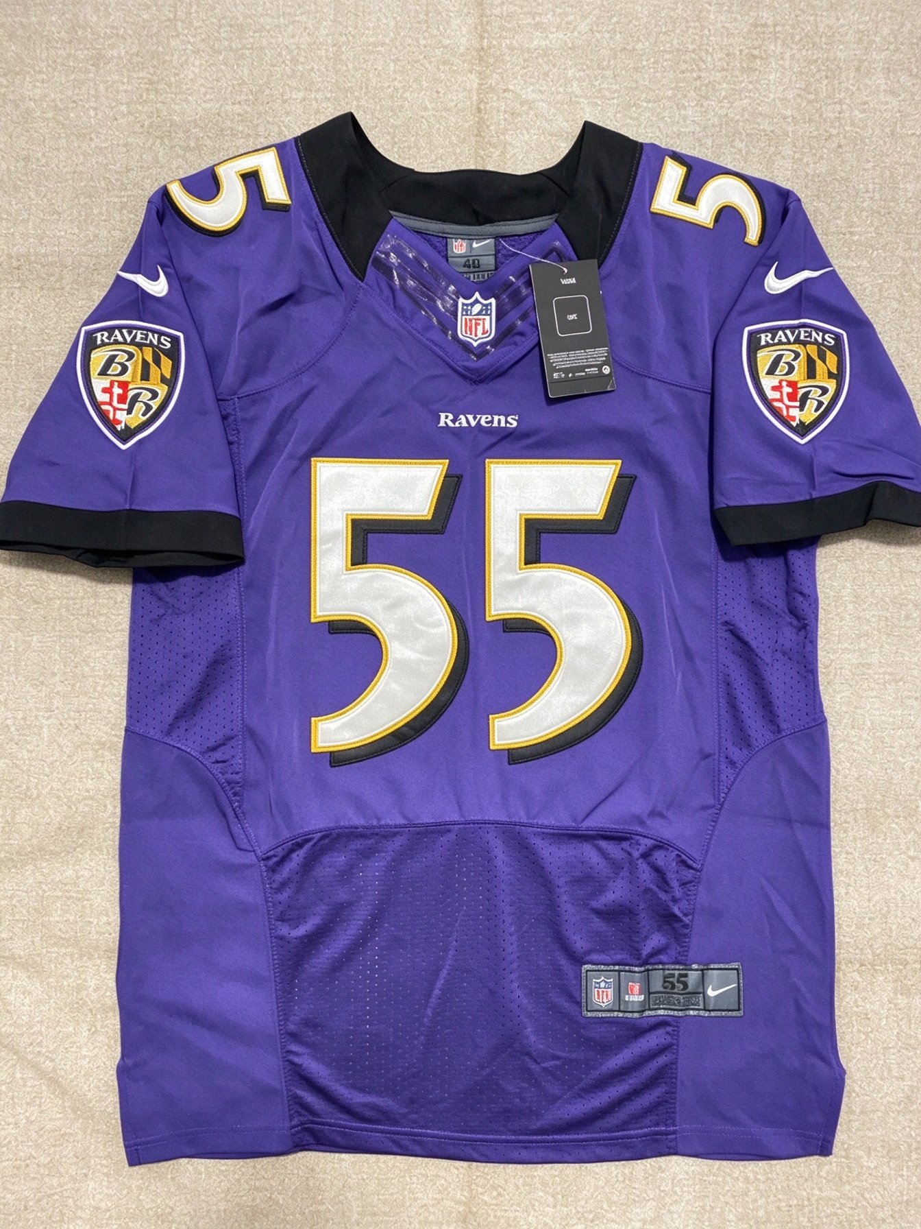 White San Francisco 49ers #5 away NFL jersey from Elite Fan Jersey, red sleeve stripes, lightweight mesh, fan apparel