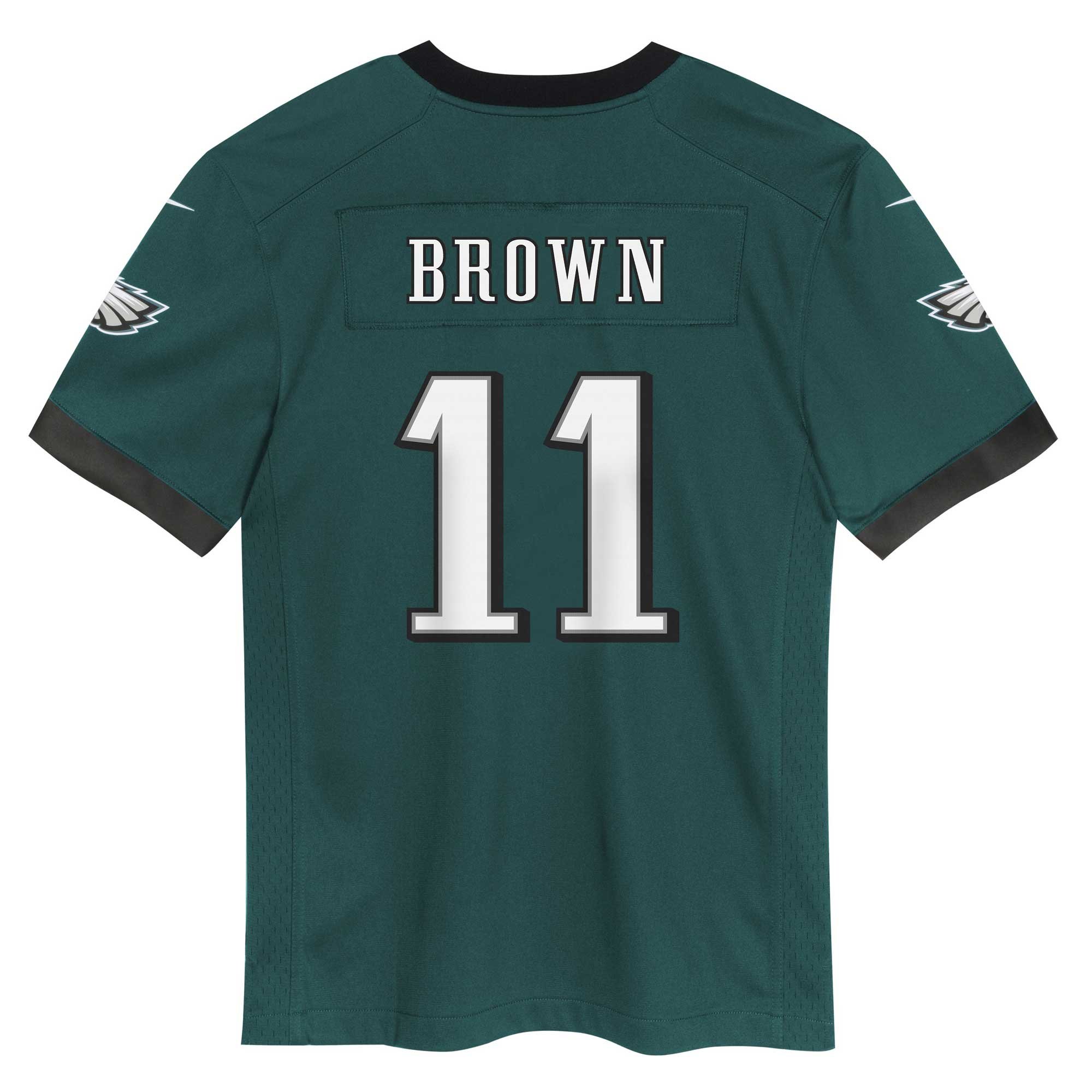 Philadelphia Eagles Game Jersey Brown NFL Football Fan Wear
