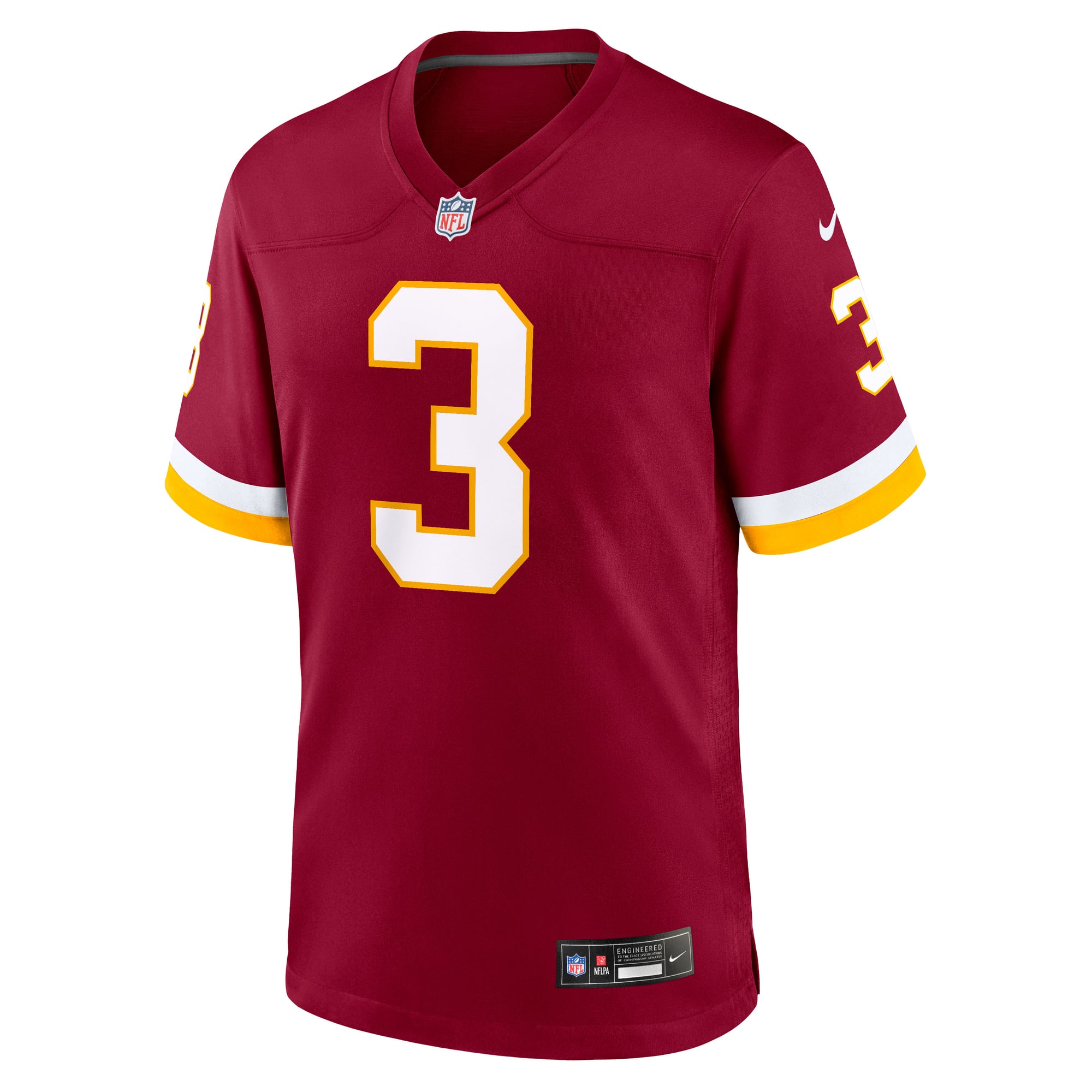 Stefon Diggs Washington Commanders Game Jersey Burgundy NFL Football Fan Wear