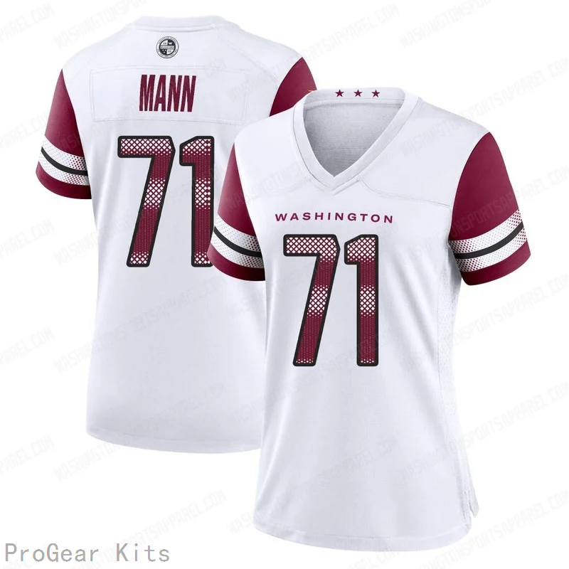 Charles Mann Washington Commanders Jersey No.71 White NFL Football Fan Wear Charles Mann