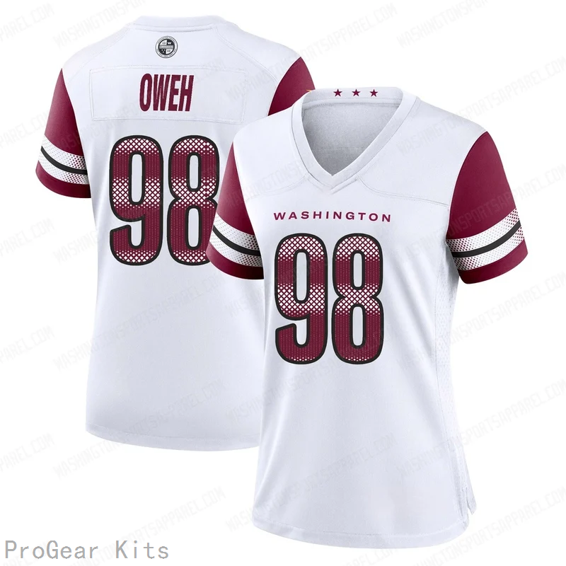 Odafe Oweh Washington Commanders Jersey No.98 White NFL Football Fan Wear Odafe Oweh