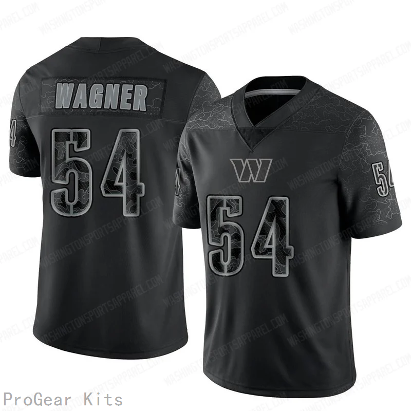 Bobby Wagner Washington Commanders Jersey No.54 Reflective NFL Football Fan Wear