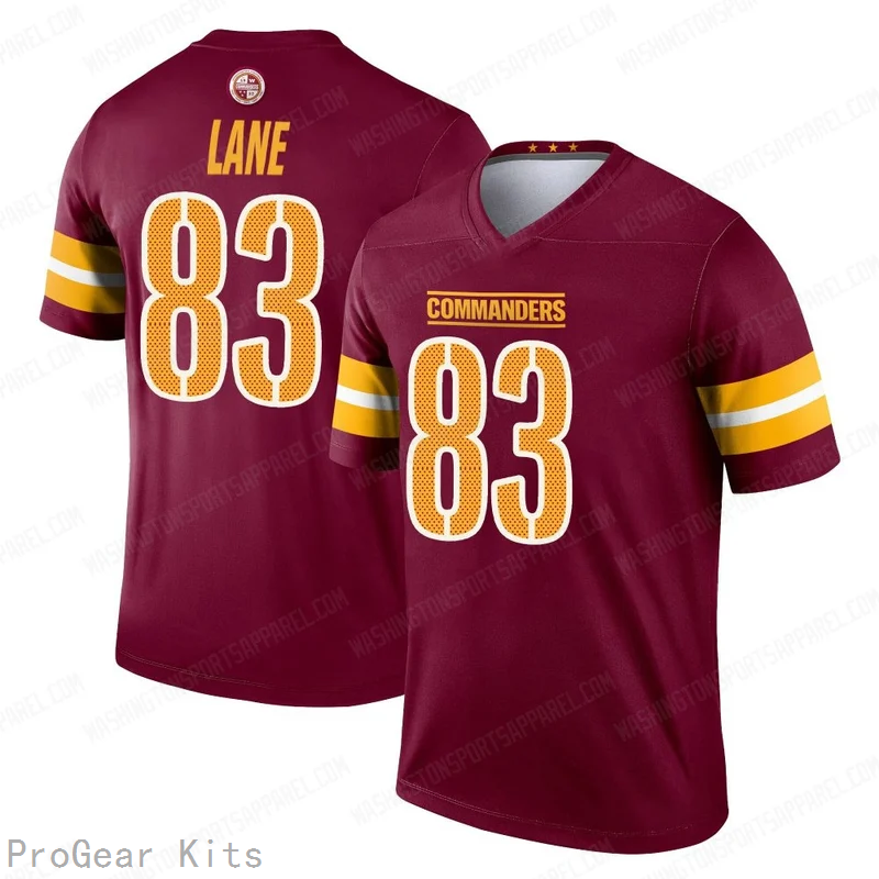 Jaylin Lane Washington Commanders Legend Jersey No.83 Burgundy NFL Football Fan Wear