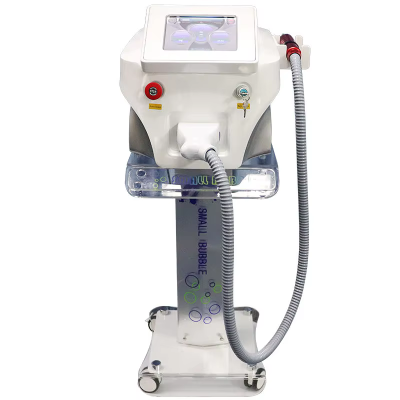 Máquina portátil de remoção de tatuagens a laser NdYag 532nm/755nm/1064nm/1320nm para remoção de pigmentos em estoque