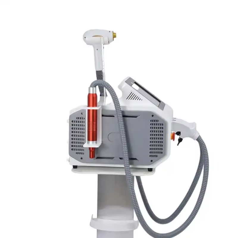 Máquina de Diodo 2 em 1 com Três Comprimentos de Onda 755nm 808nm 1064nm Picosecond Nd Yag para Rejuvenescimento da Pele e Remoção de Tatuagens