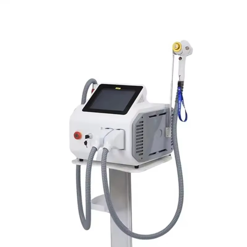 Máquina de Diodo 2 em 1 com Três Comprimentos de Onda 755nm 808nm 1064nm Picosecond Nd Yag para Rejuvenescimento da Pele e Remoção de Tatuagens