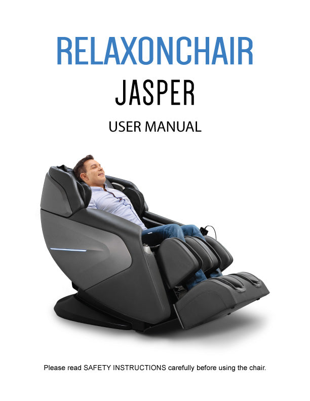 Massagesessel, Relaxonchair Jasper Ganzkörper-Massagesessel – Benutzerhandbuch