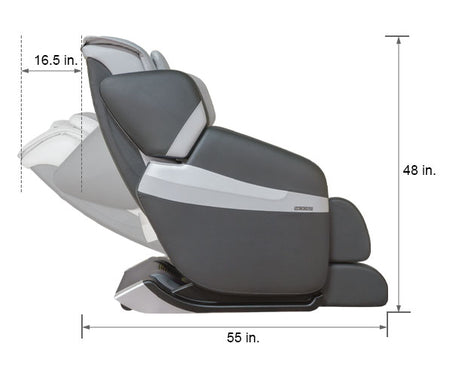 Relaxonchair MK-Classic Gray Dimension Upright