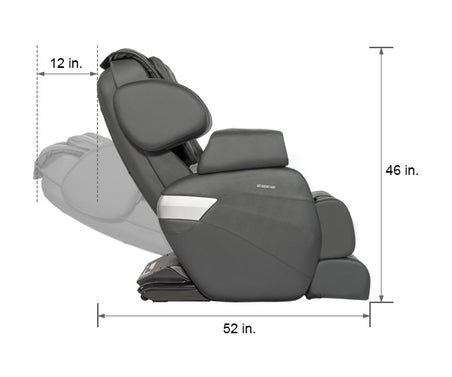 Relaxonchair MK-II Gray Dimension Upright
