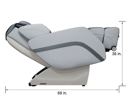Relaxonchair MK-V Gray Dimension Reclined
