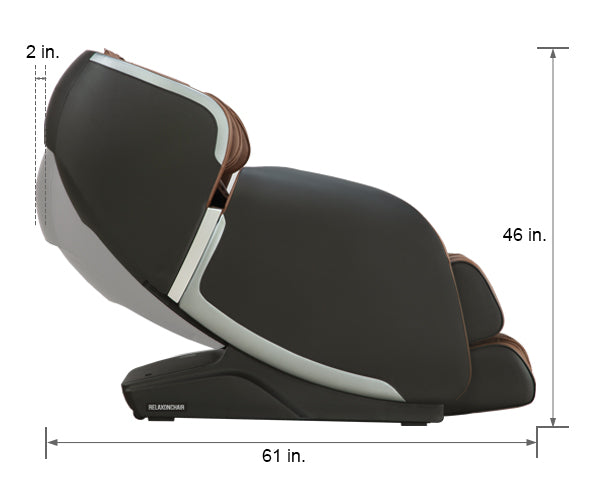 Relaxonchair MK-III Brown Dimension Upright