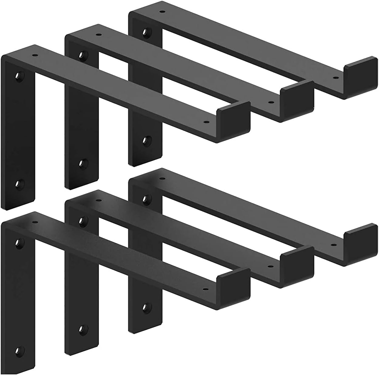 Caston Hardware Architectural Solid Brass Floating Shelf Brackets - Caston Hardware London