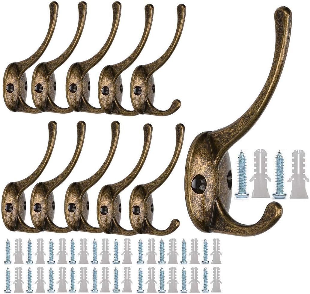 Caston Hardware Traditional Cast Iron Hallway Coat & Hat Hook - Caston Hardware London