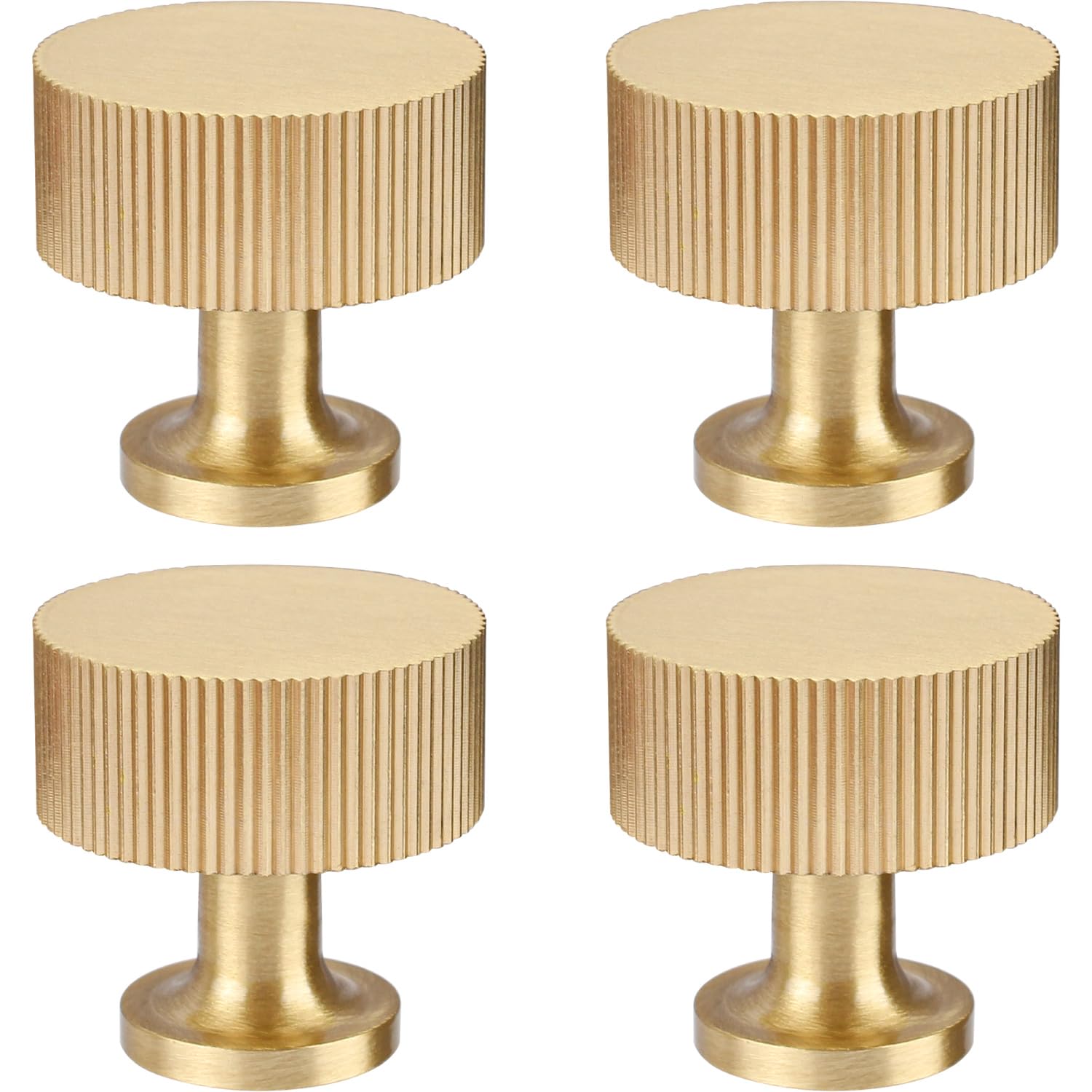 Caston Hardware Contemporary Brushed Brass T-Bar Drawer Pull - Caston Hardware London