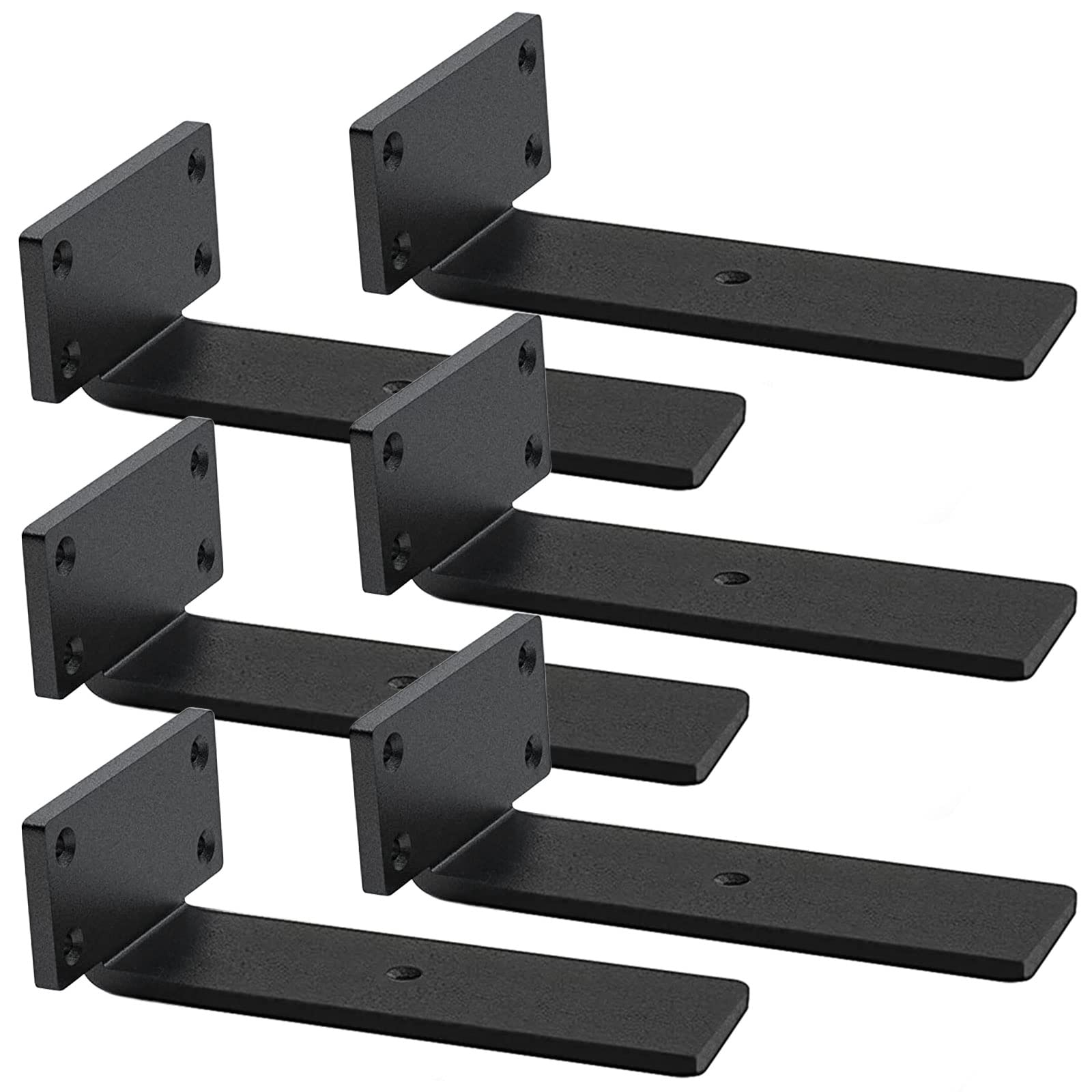Caston Hardware Minimalist Lip Shelf Brackets for Wooden Planks - Caston Hardware London