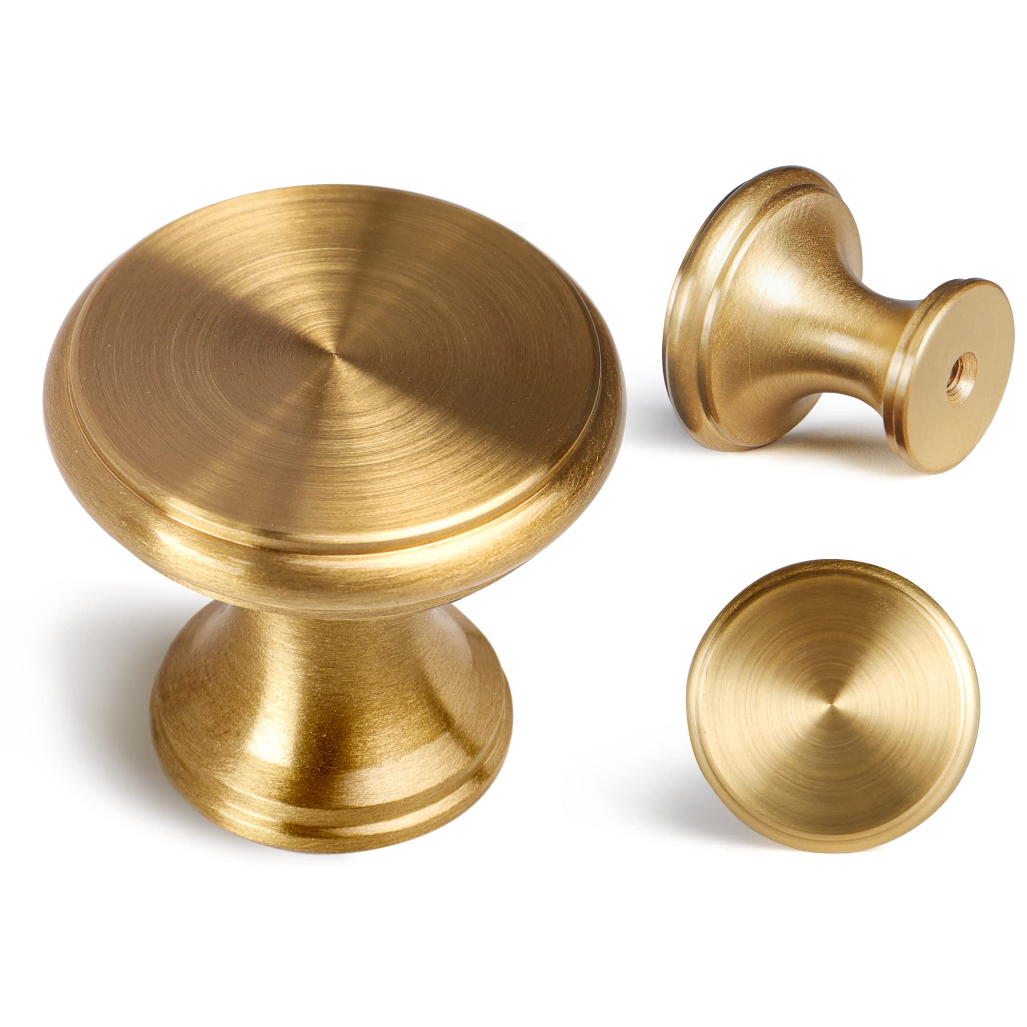Caston Hardware Sleek Square Profile Brushed Nickel Knob - Caston Hardware London